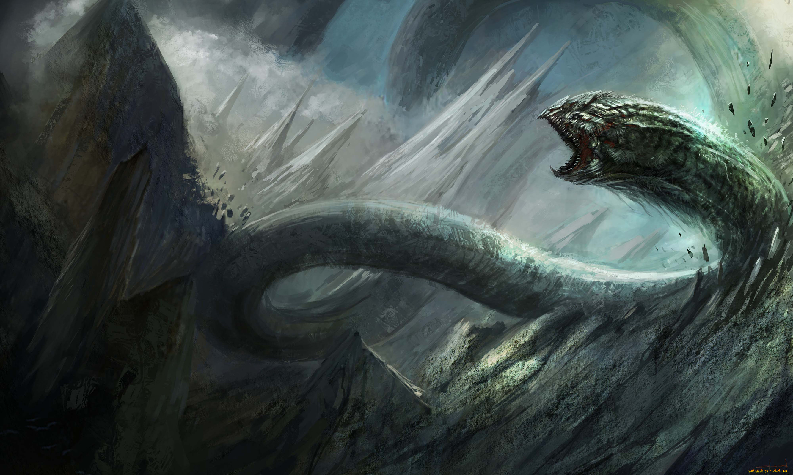 фэнтези, существа, гидра