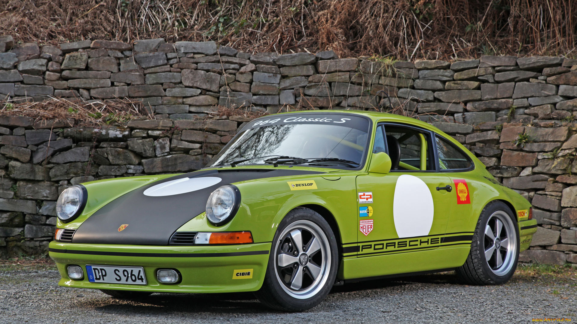 2014, dp, motorsport, 964, classic, s, , based, on, porsche, 911, 964, carrera, автомобили, porsche, тюнинг, motorsport, carrera, салатовый, металлик