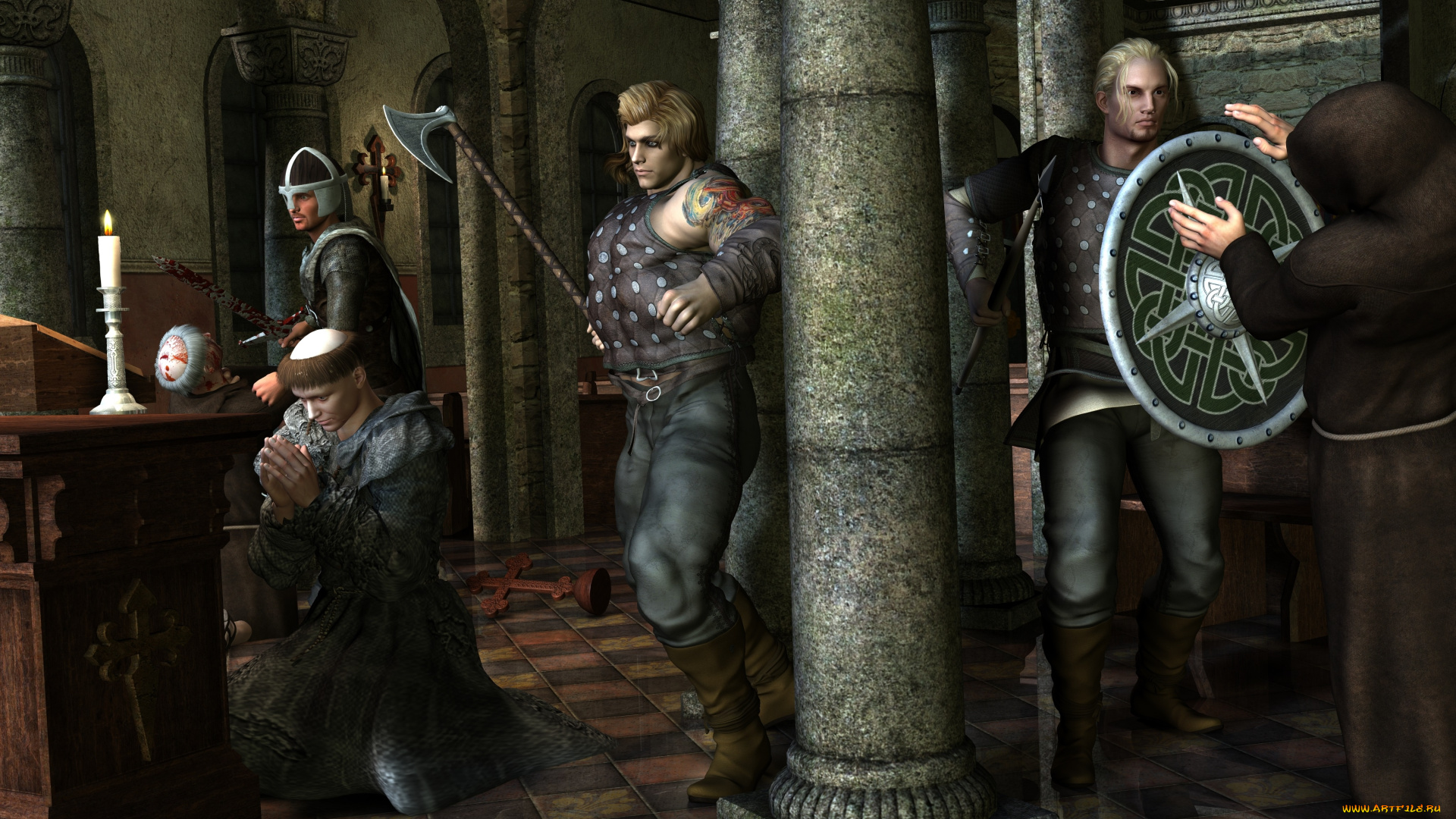 3д, графика, армия, , military, воины, бой