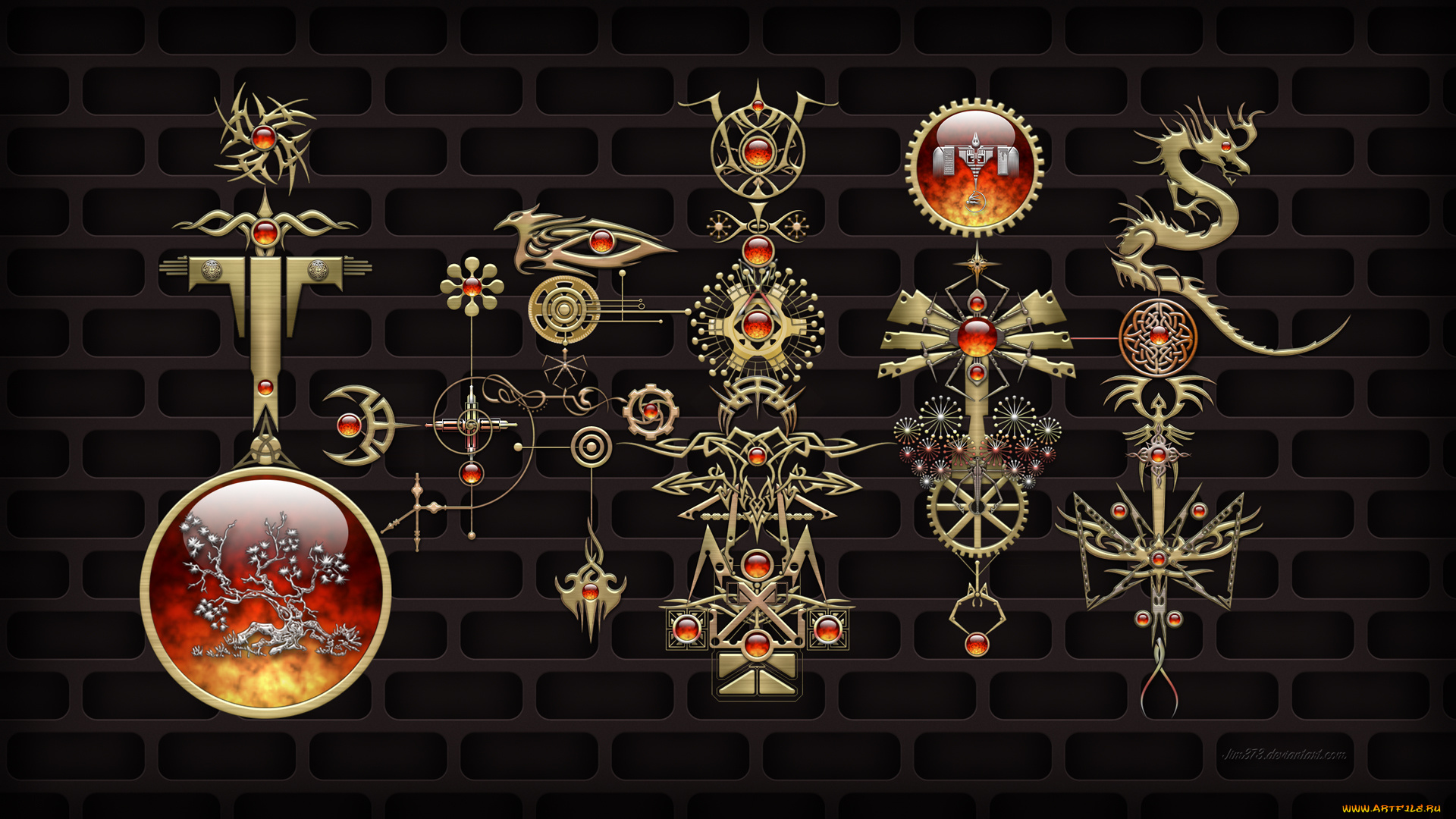 3д, графика, другое, , other, узор