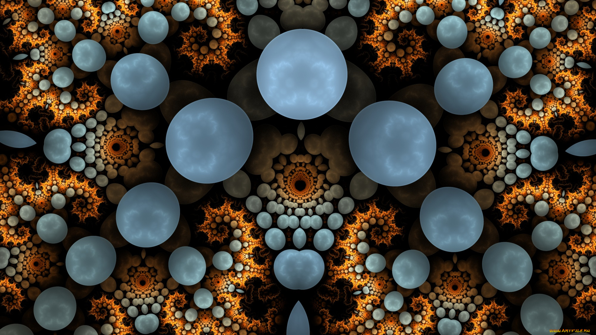 3д, графика, фракталы, , fractal, фон, цвета, узор