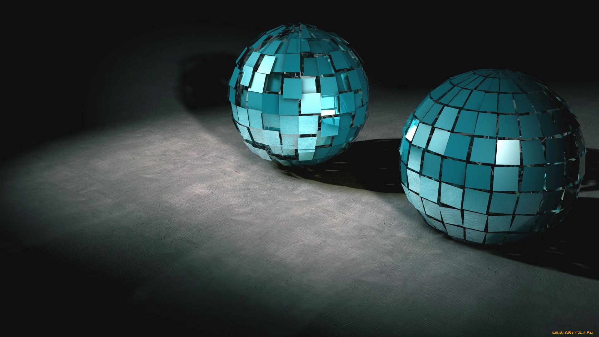 3д, графика, шары, , balls, квадраты, шары