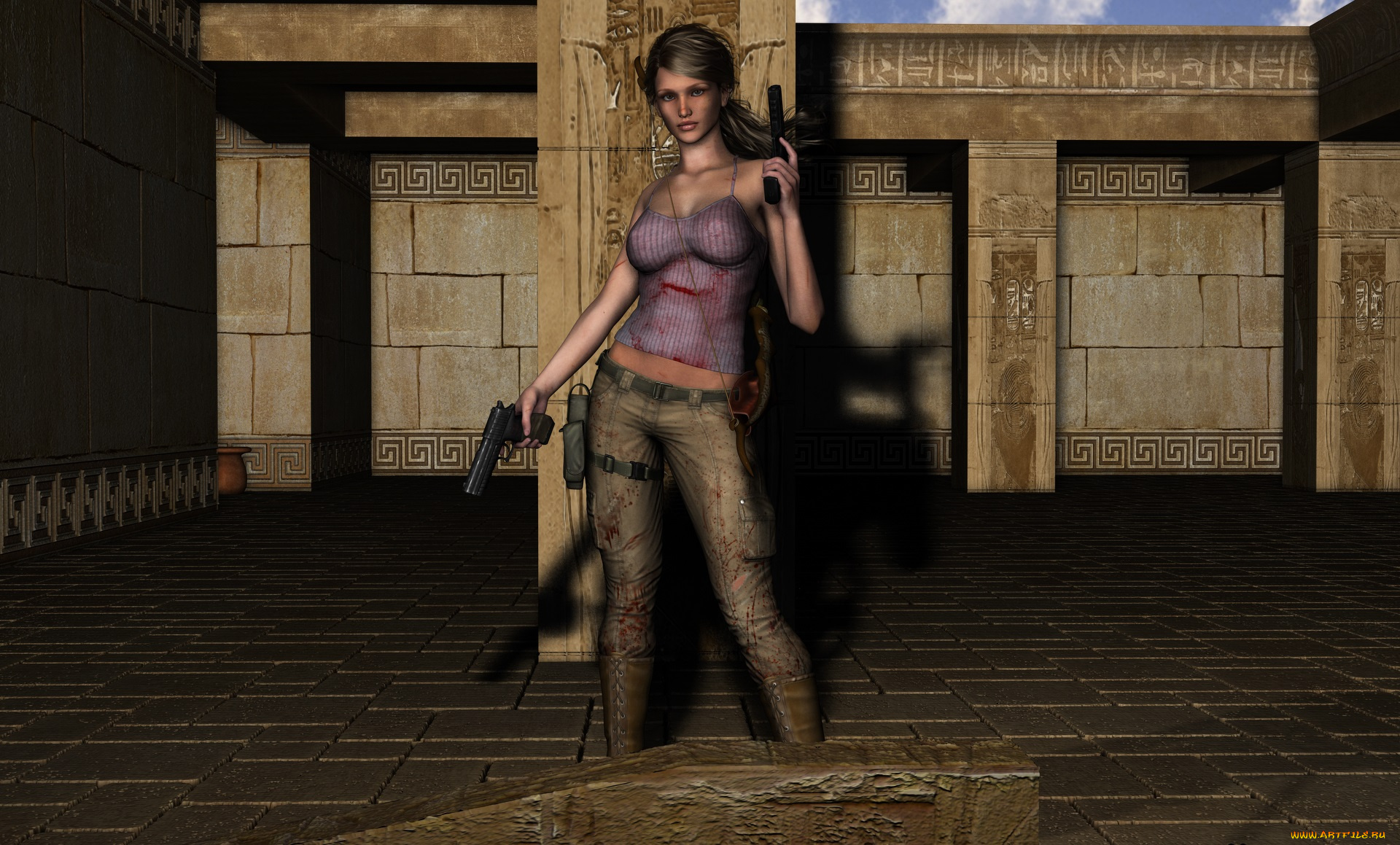 3д, графика, люди, , people, взгляд, девушка