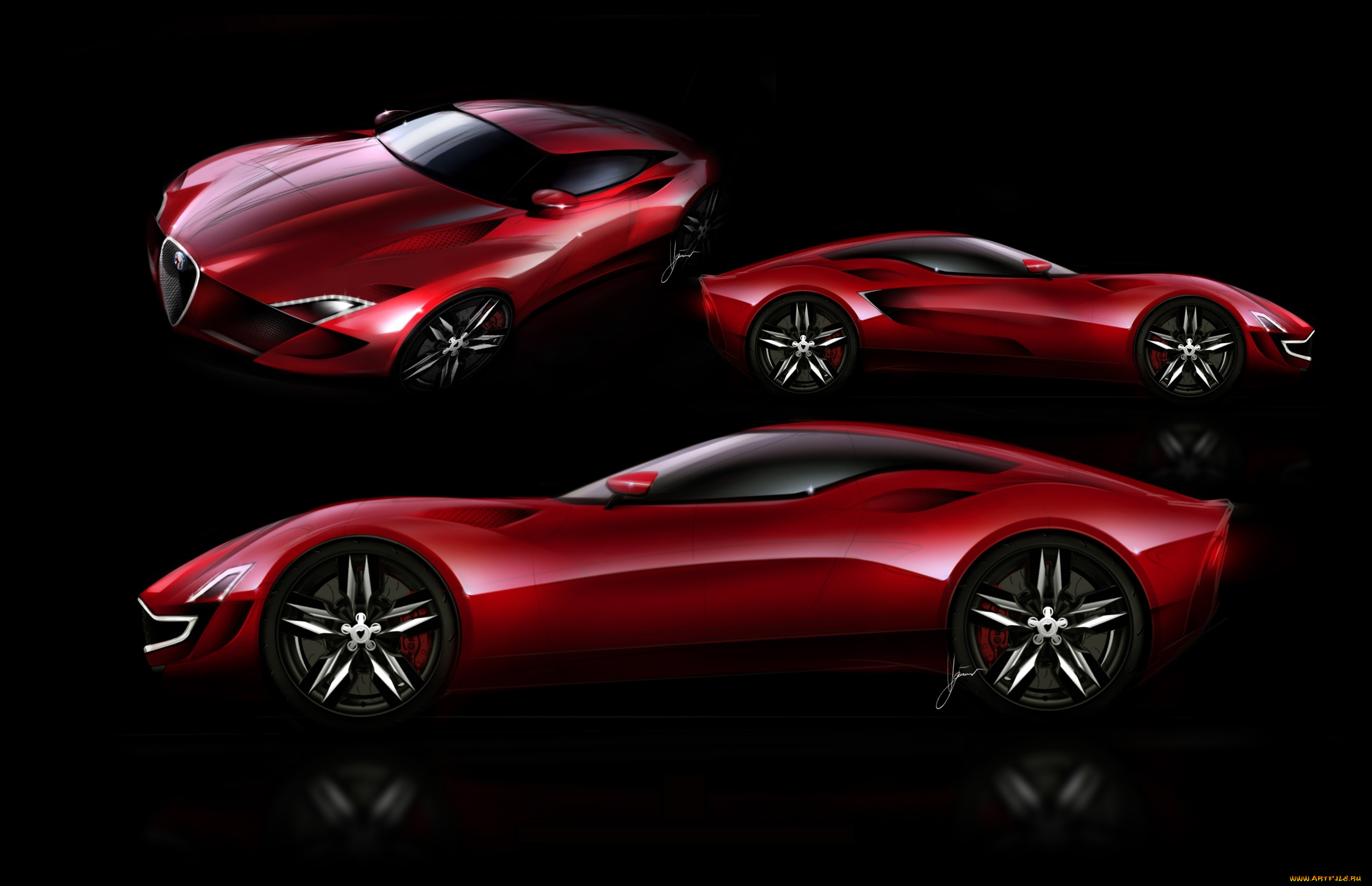 автомобили, 3д