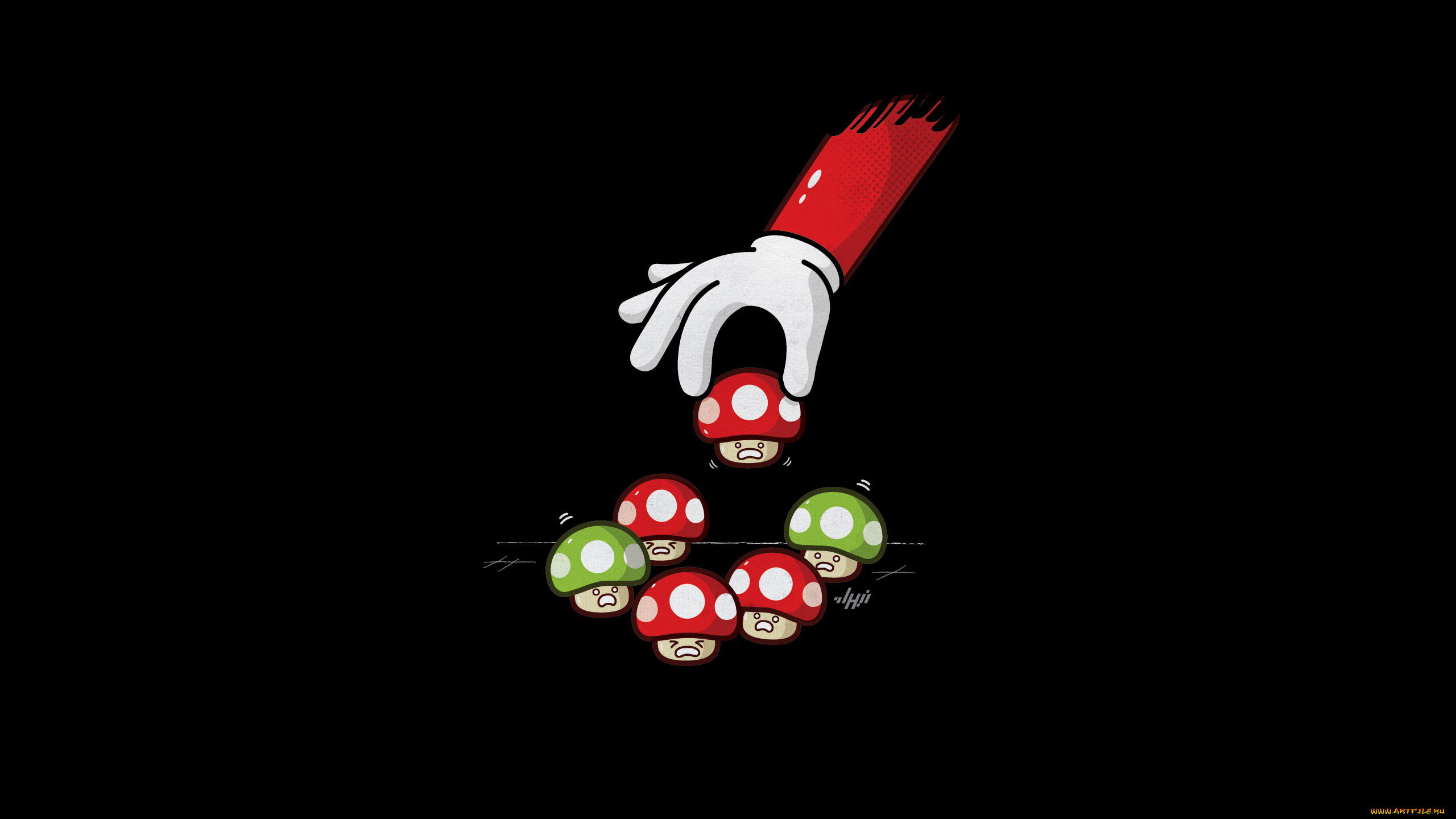 рисованные, минимализм, рука