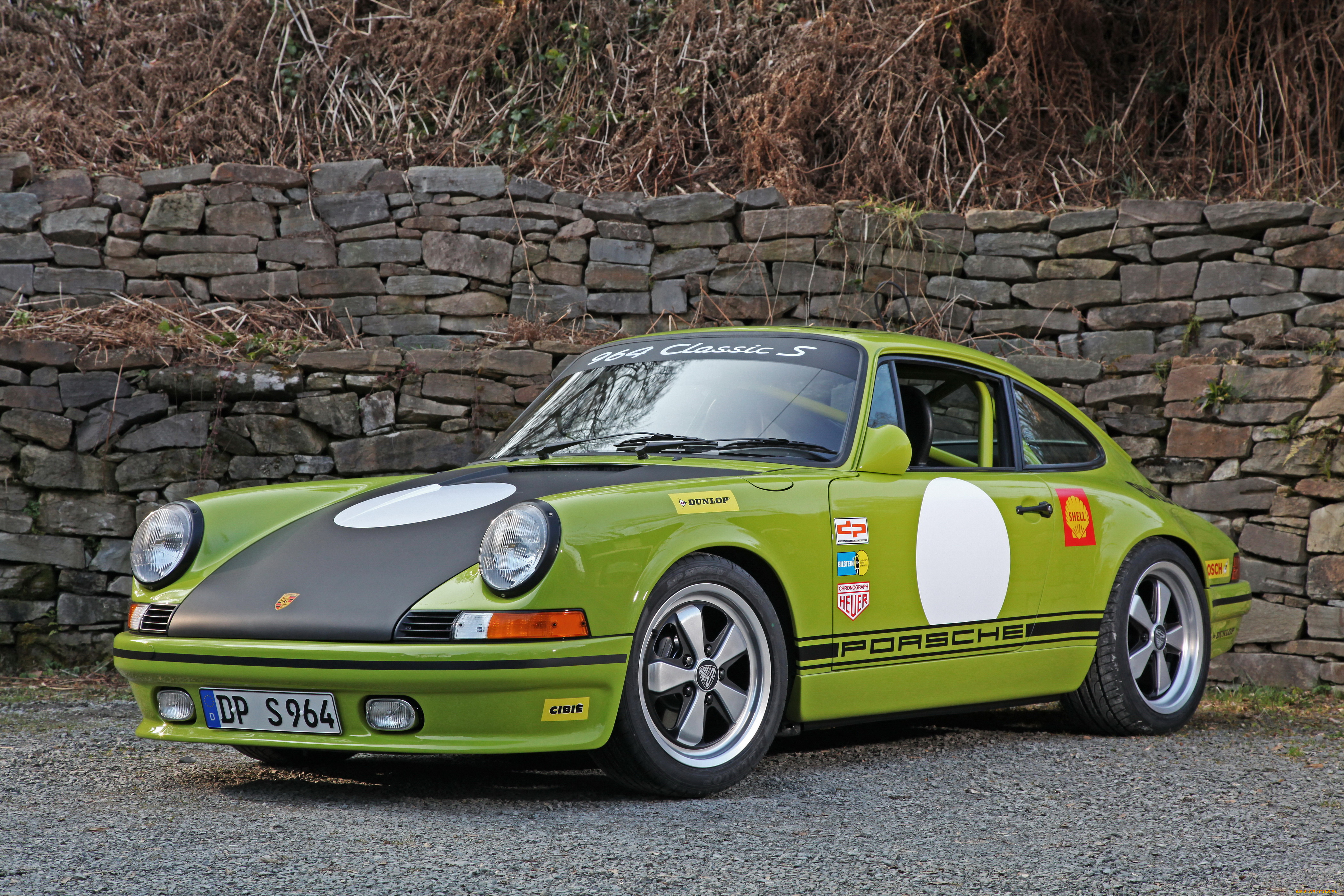 2014, dp, motorsport, 964, classic, s, , based, on, porsche, 911, 964, carrera, автомобили, porsche, тюнинг, motorsport, carrera, салатовый, металлик