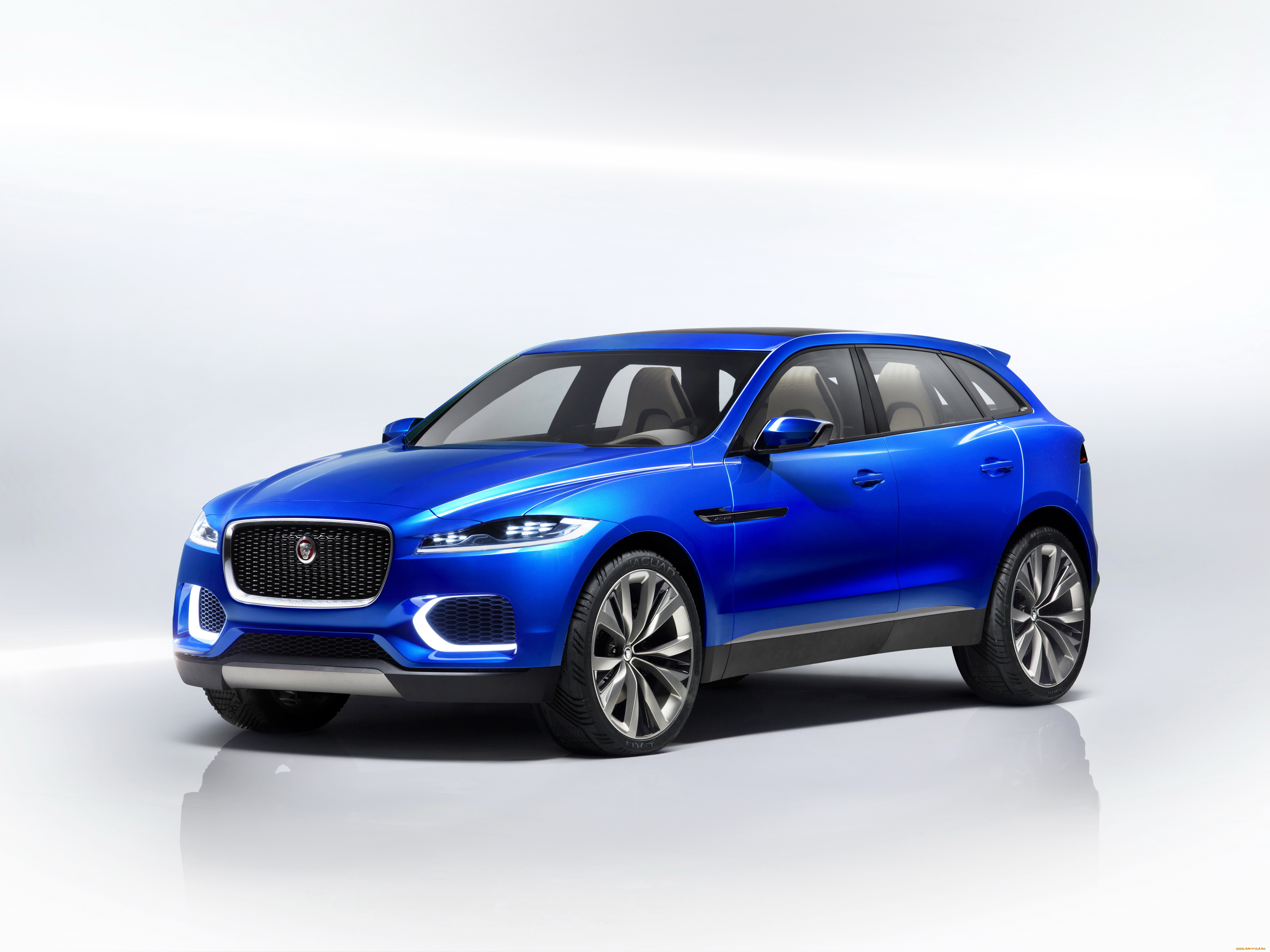 2013, jaguar, c-x17, автомобили, jaguar, синий, металлик