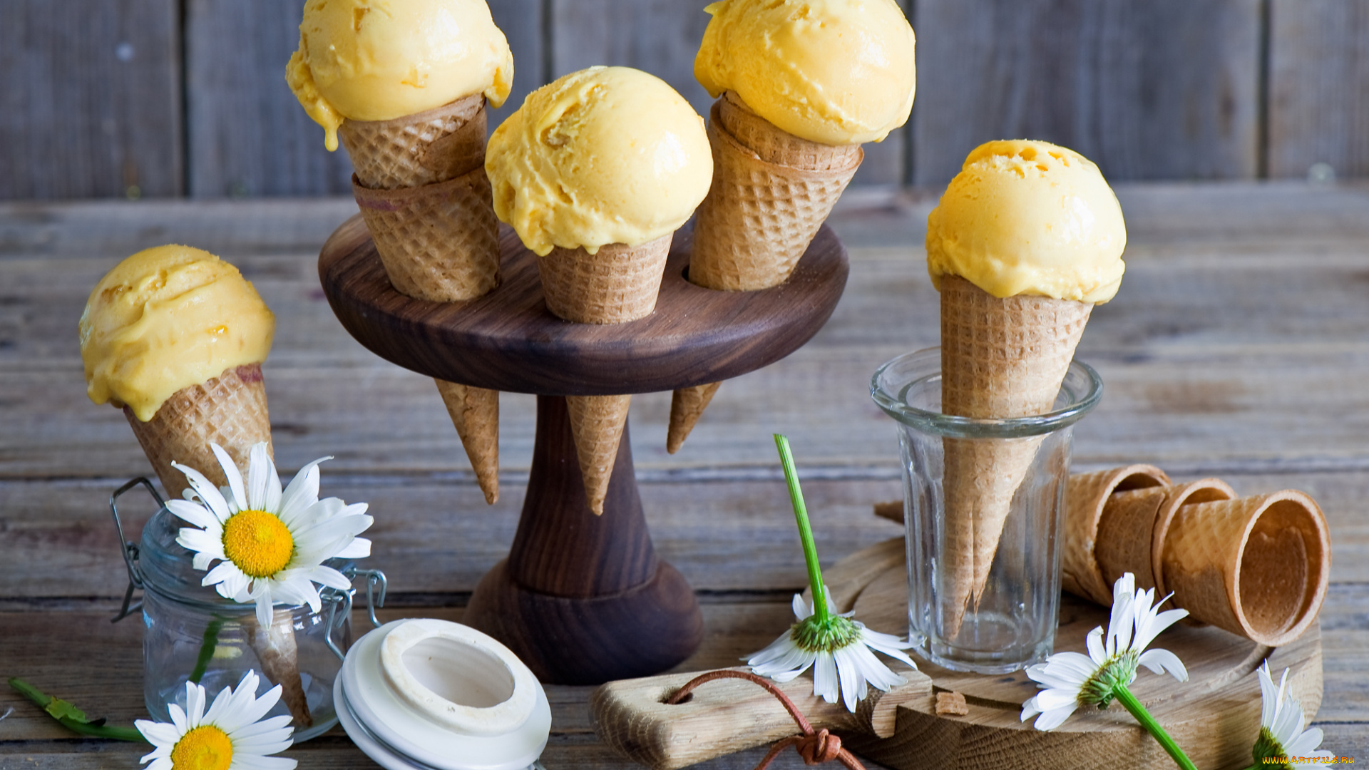 еда, мороженое, , десерты, вафельные, рожки, мороженное, сладость, жёлтое