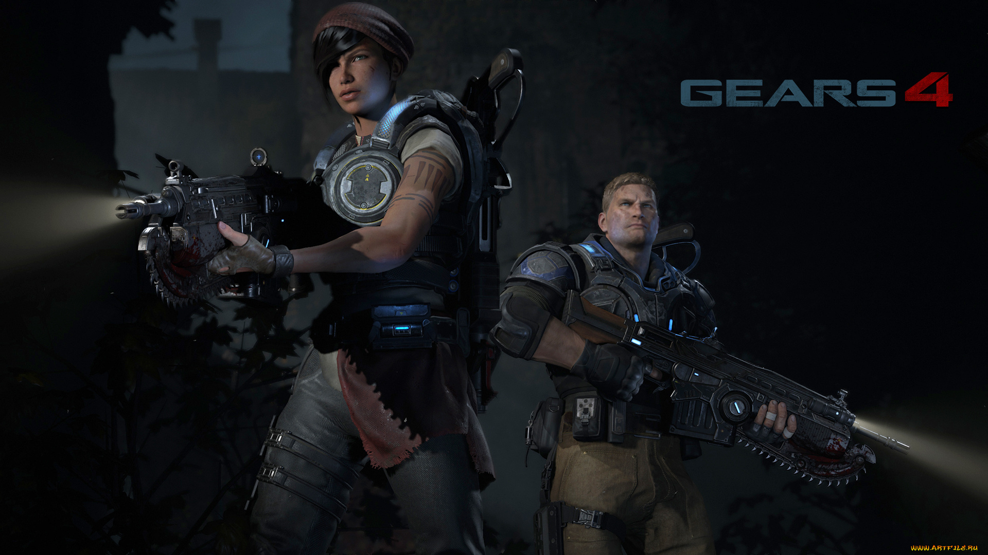 gears, of, war, 4, видео, игры, -, gears, of, war, 4, фантастика, action, боевик, gears, of, war, 4