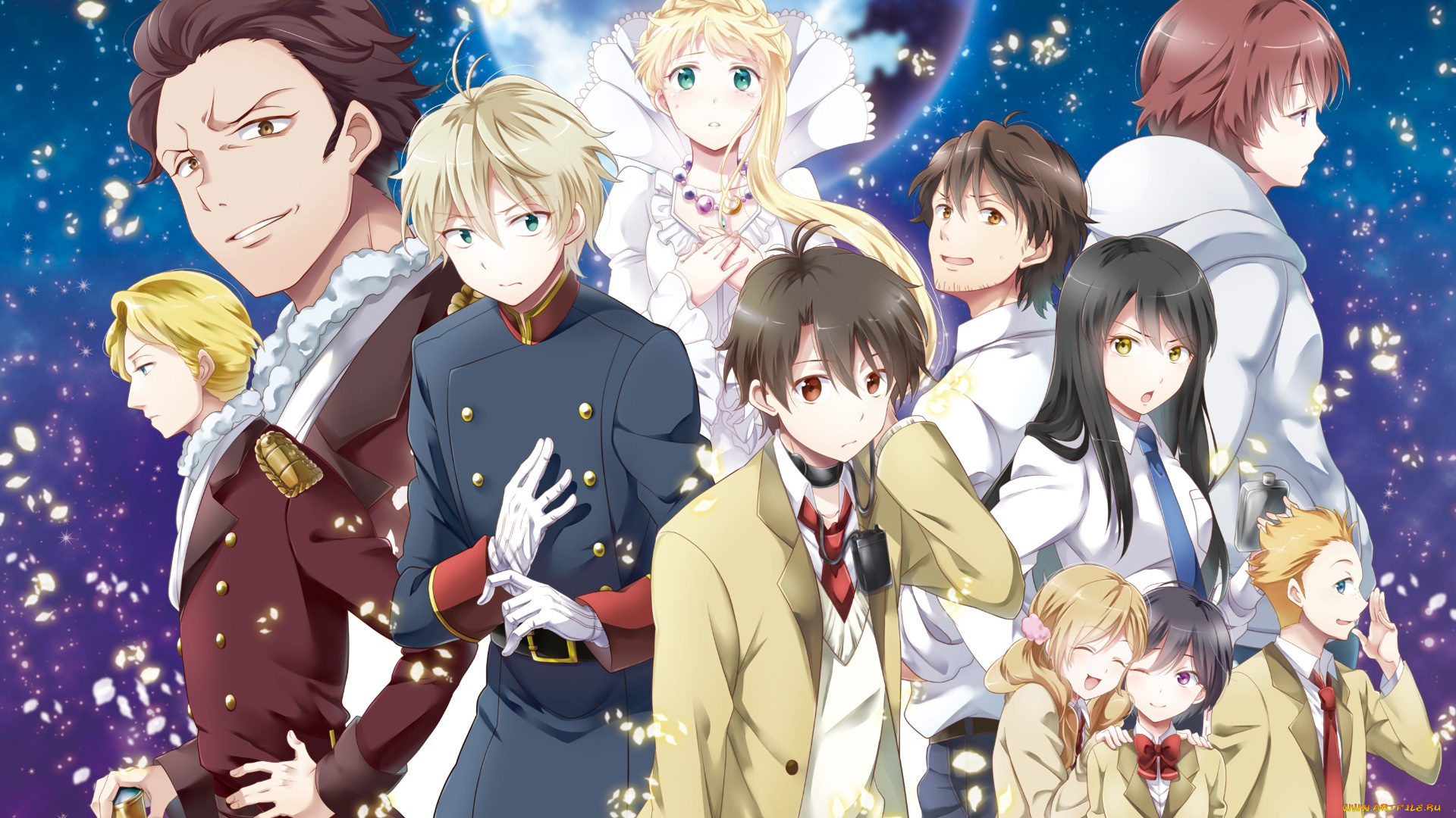 аниме, aldnoah, zero, персонажи