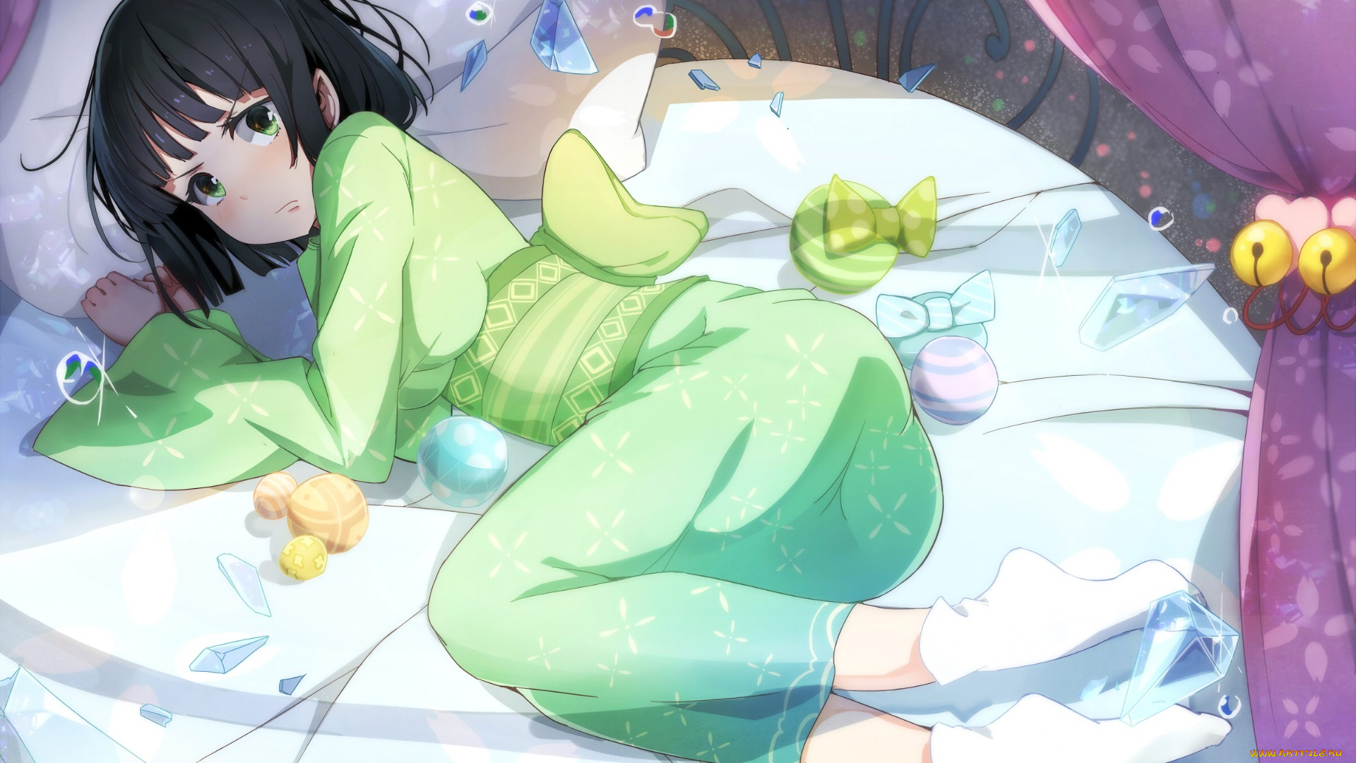 аниме, one, piece, фон, взгляд, девушка