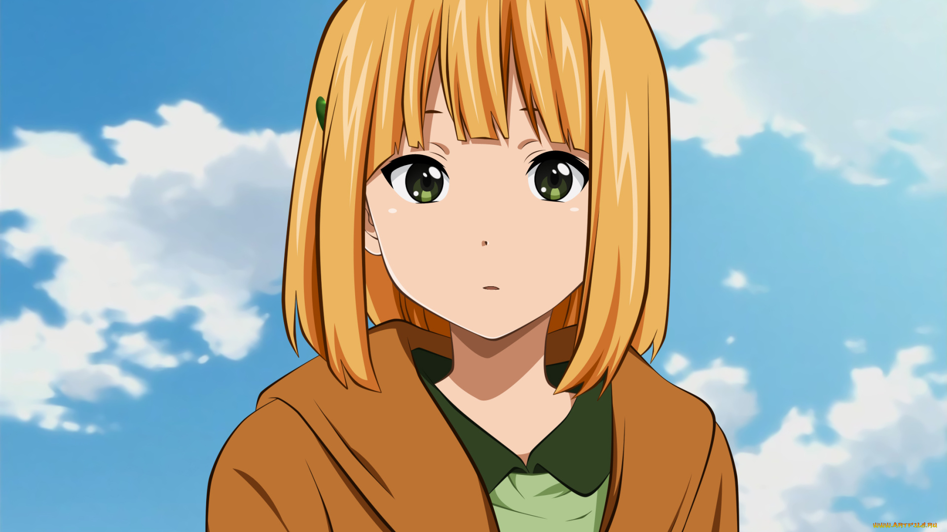 аниме, tamako, market, фон, взгляд, девушка