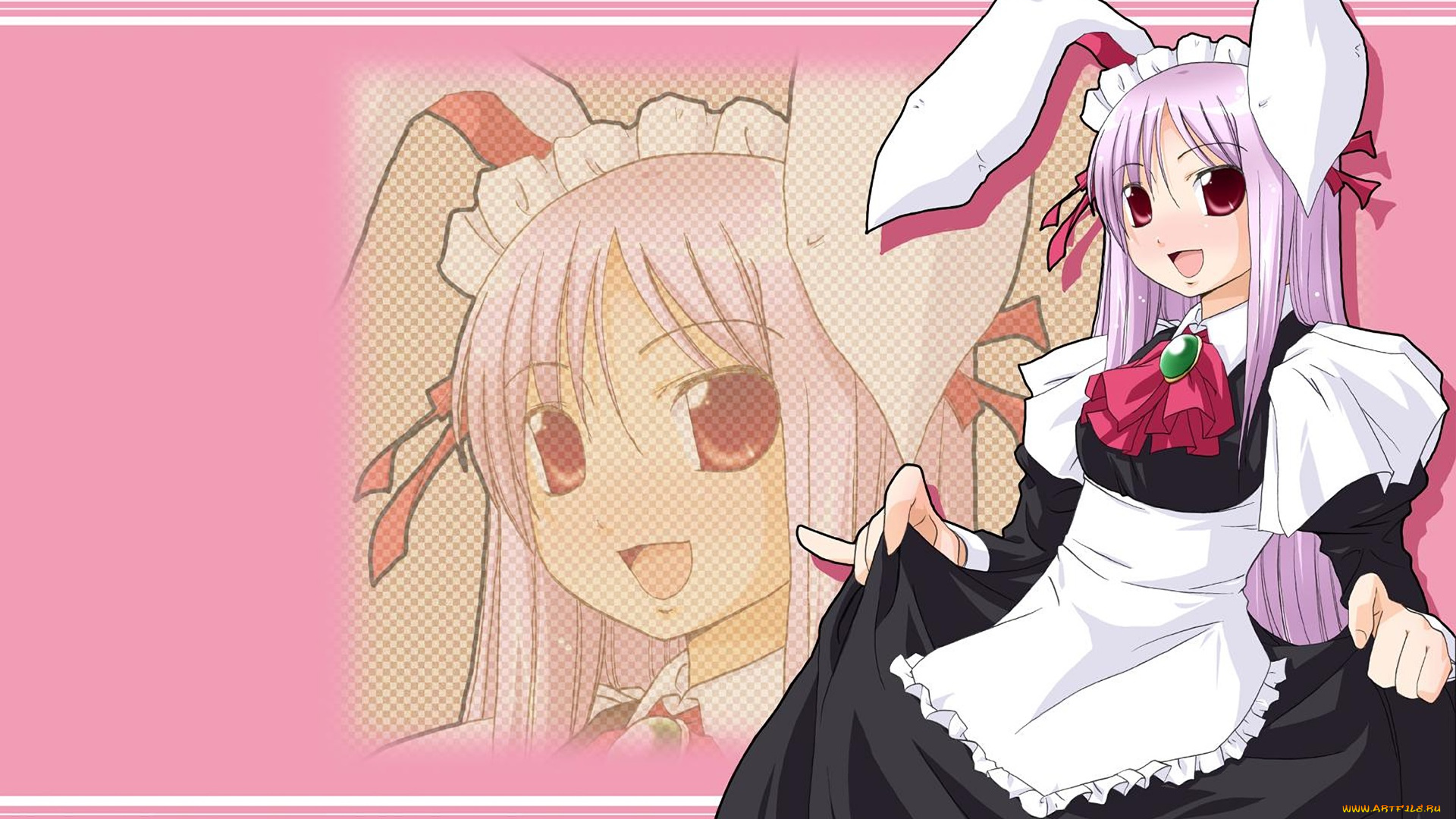 аниме, touhou, фон, девушка, взгляд