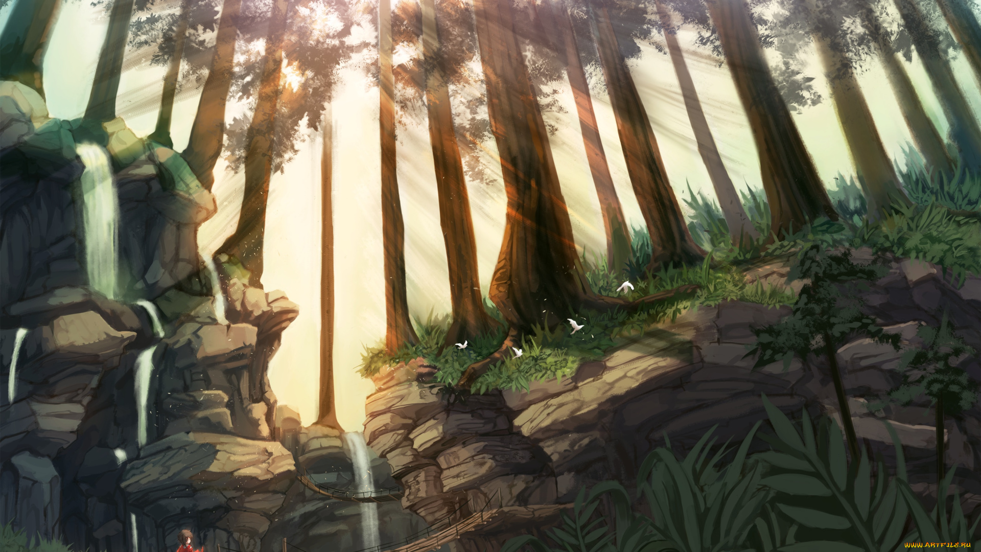 аниме, unknown, , другое, лес