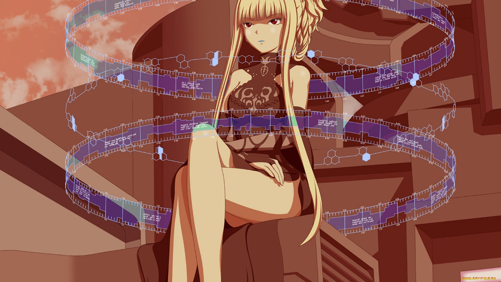 arpeggio, of, blue, steel, аниме, aoki, hagane, no, arpeggio, девушка, взгляд, фон