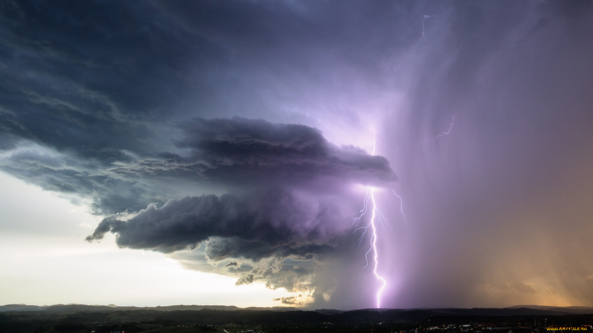 природа, молния, , гроза, буря