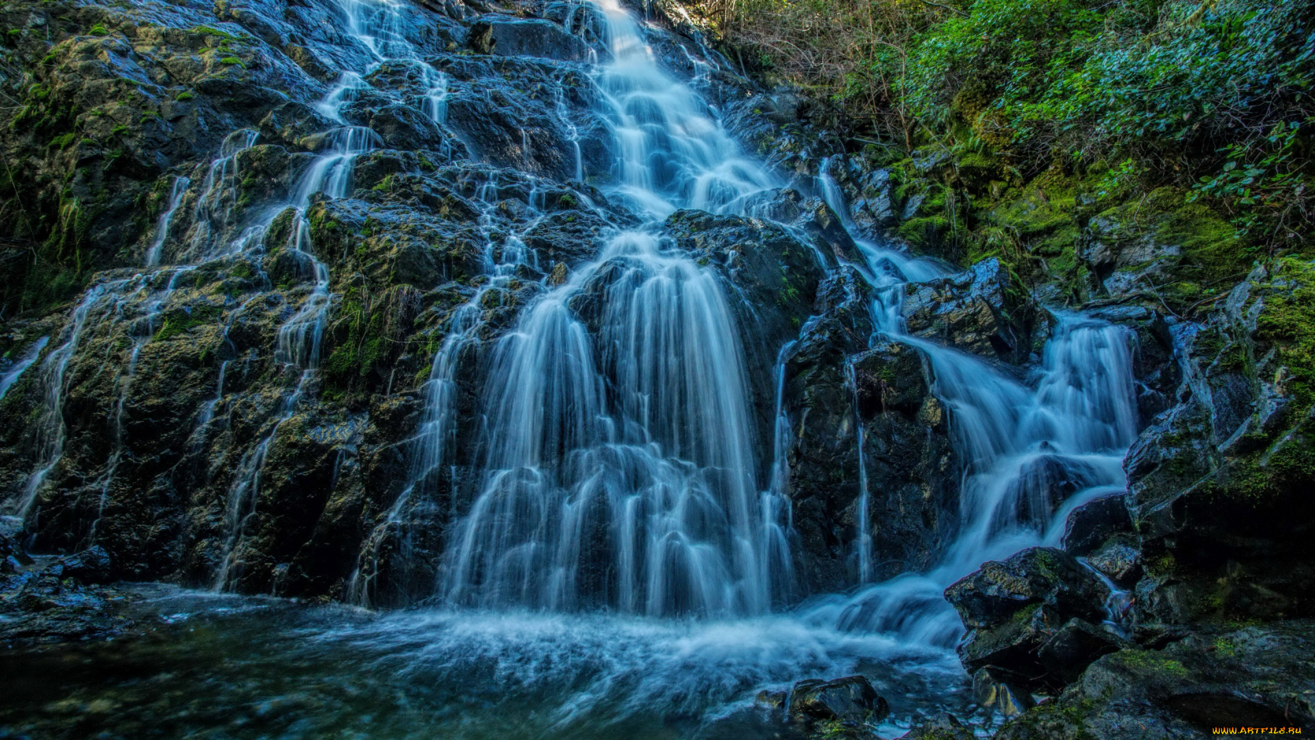 природа, водопады, водопад, vancouver