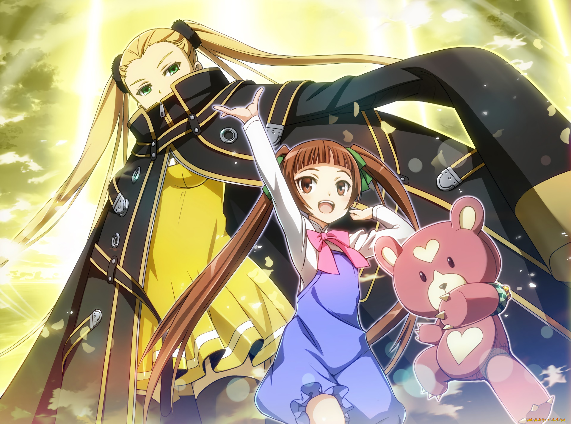 arpeggio, of, blue, steel, аниме, aoki, hagane, no, arpeggio, фон, взгляд, девушка