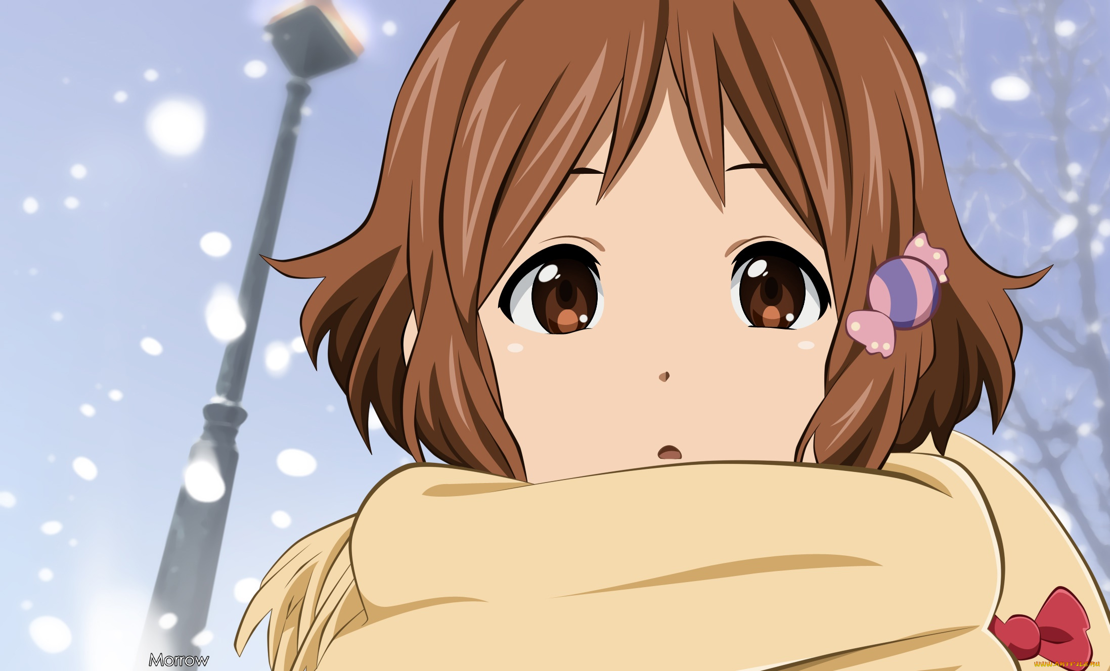 аниме, tamako, market, фон, взгляд, девушка