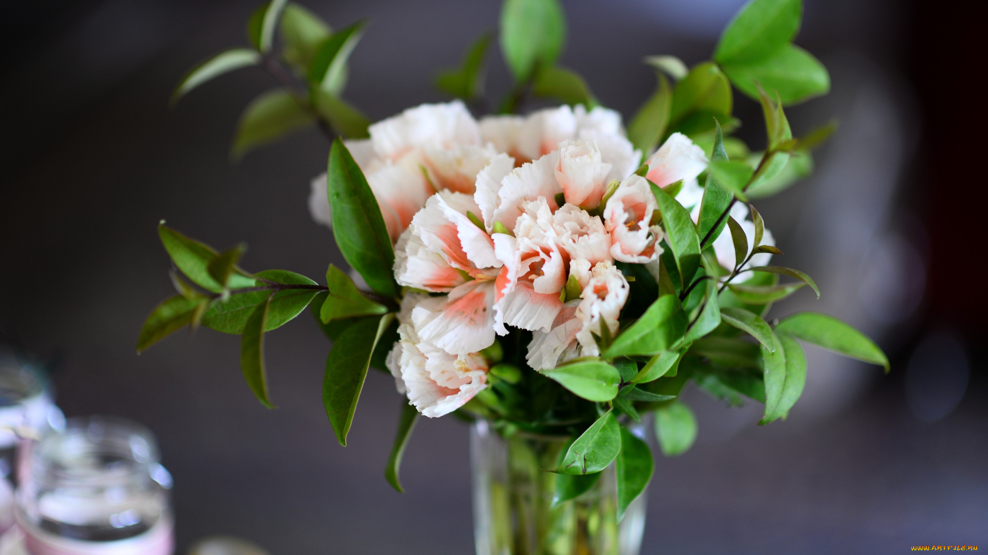 цветы, букеты, , композиции, листья, букет, ваза, ветки