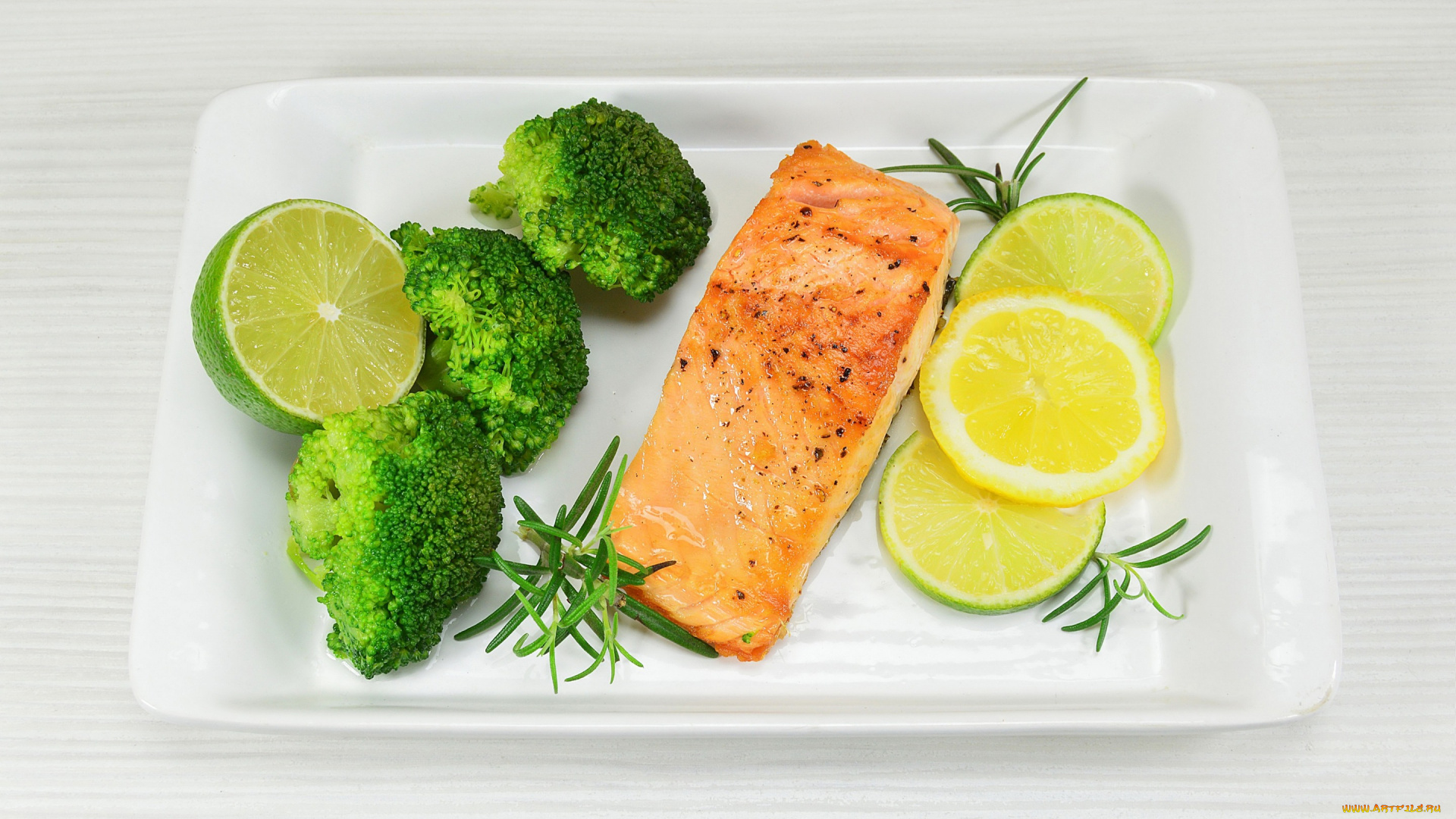 еда, рыбные, блюда, , с, морепродуктами, рыба, стейк, лимоны, морепродукты, fish, овощи, lemons