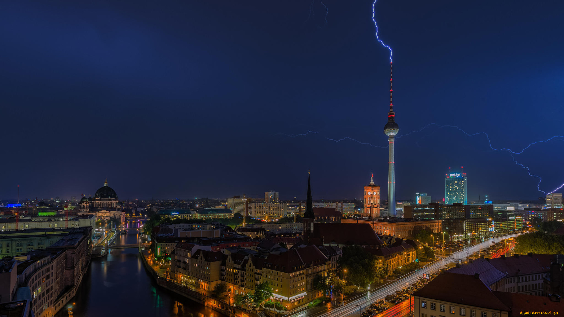 города, берлин, , германия, берлин, архитектура