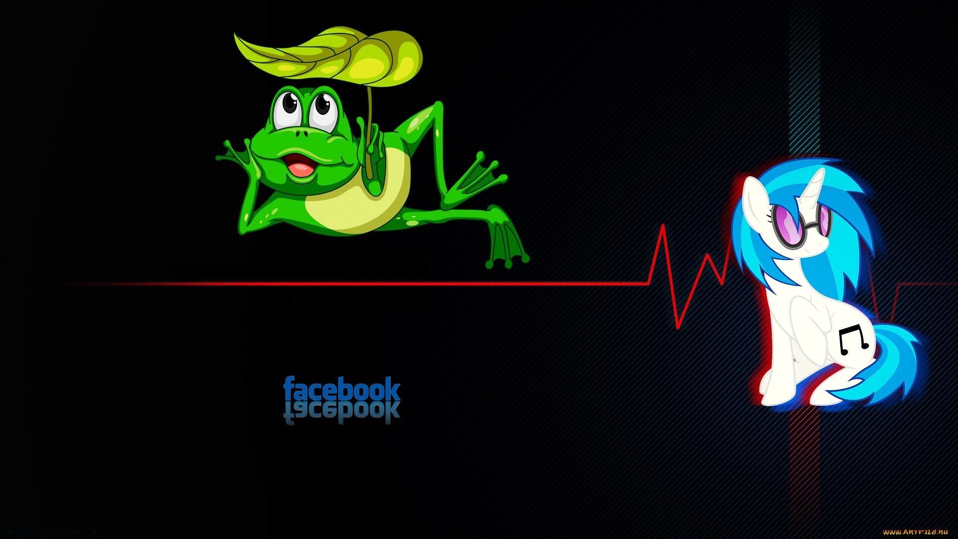 компьютеры, facebook, фон, логотип