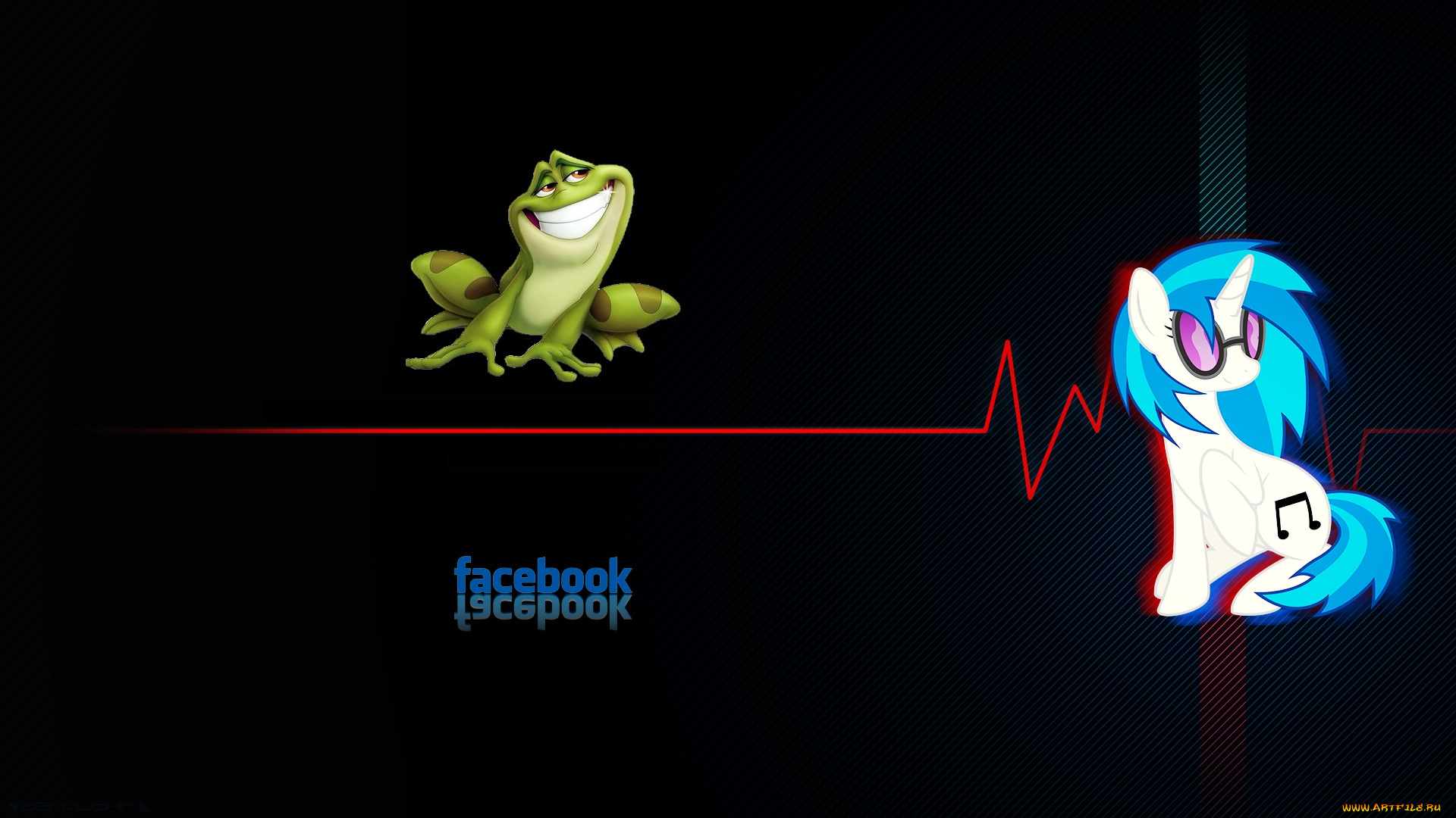 компьютеры, facebook, фон, логотип