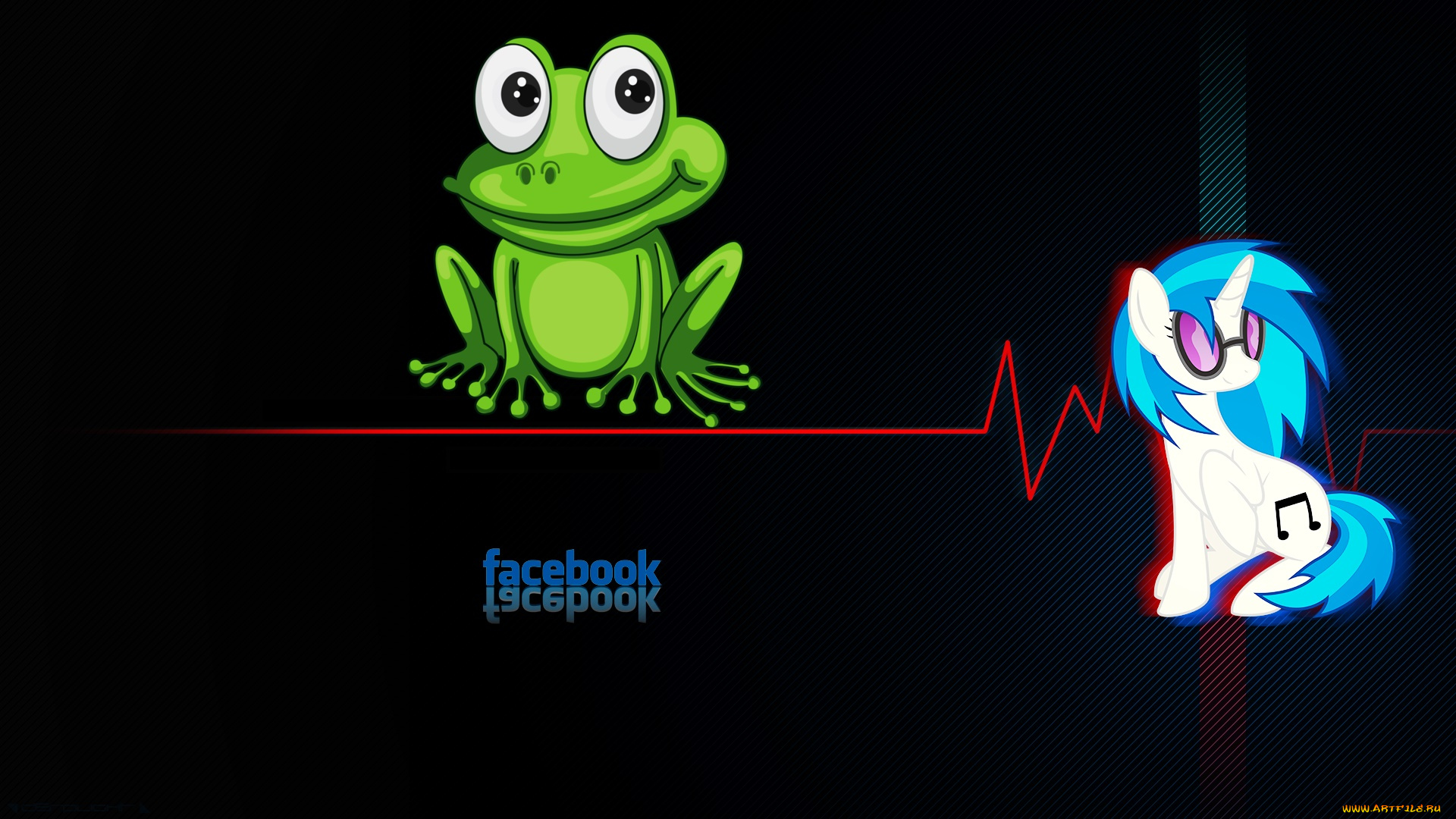 компьютеры, facebook, логотип, фон