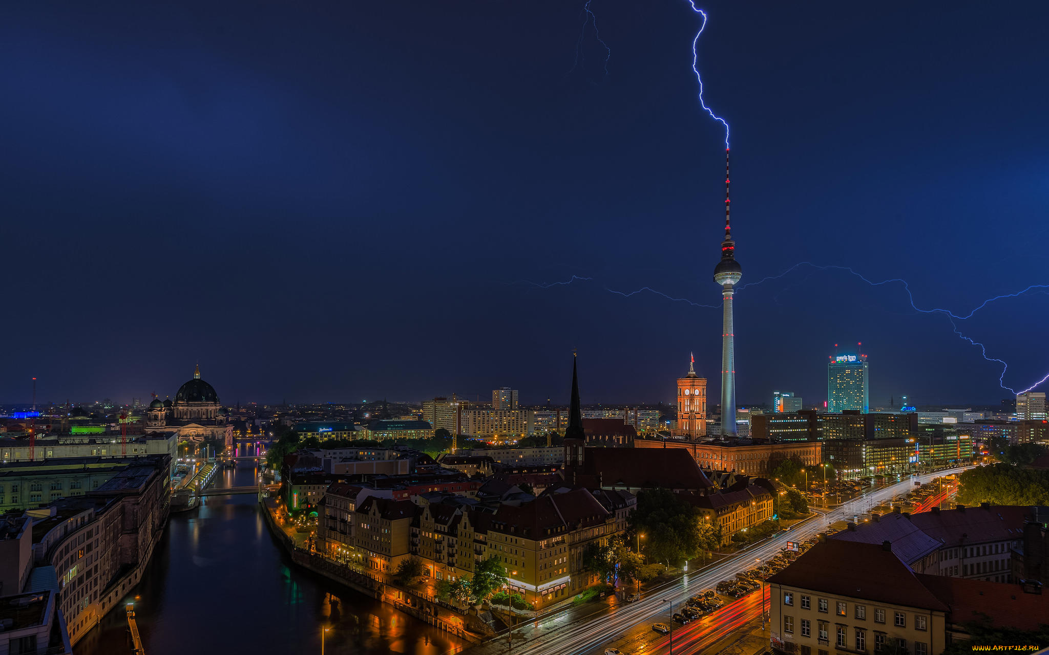 города, берлин, , германия, берлин, архитектура