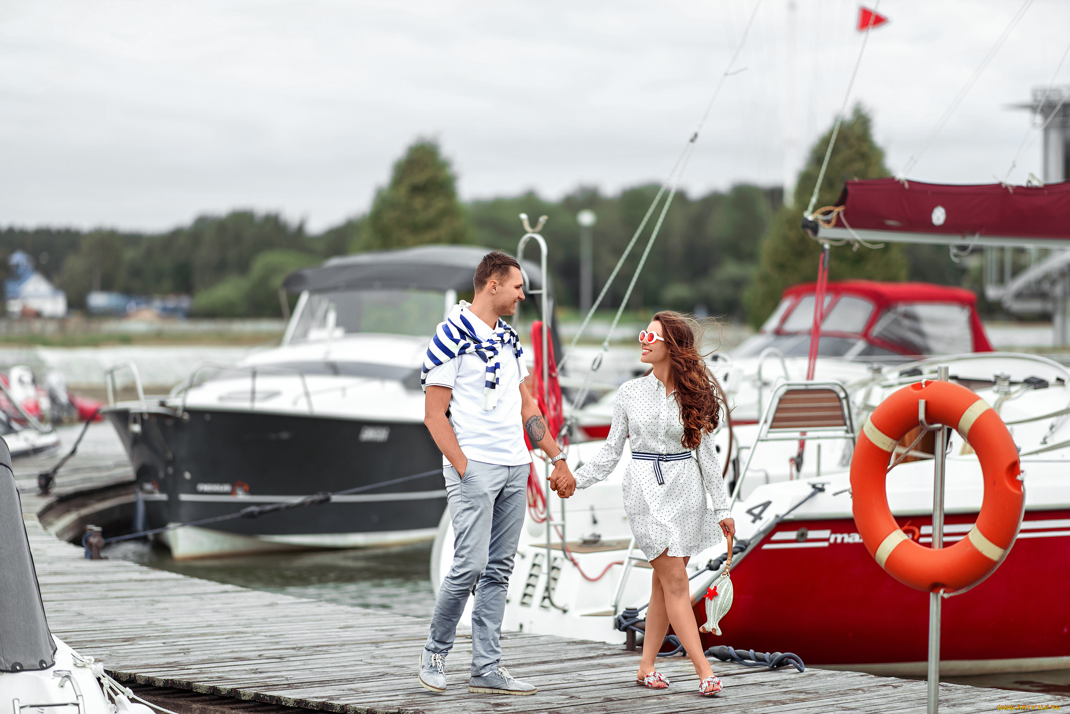 разное, мужчина, женщина, девушка, парень, любовь, прогулка, на, яхте, отдых, пара