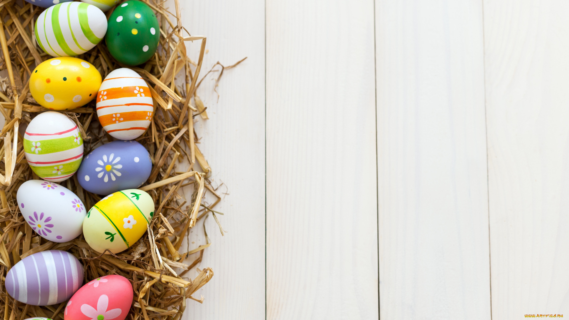 праздничные, пасха, яйца, крашеные