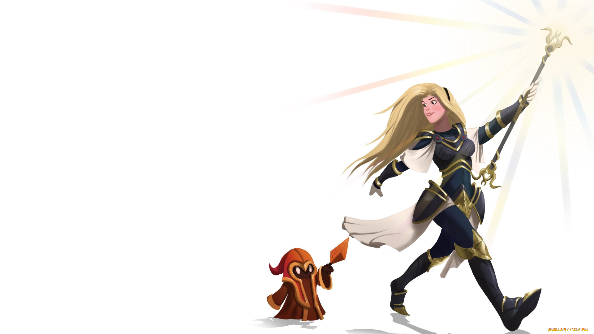 видео, игры, league, of, legends, посох, свет, lux