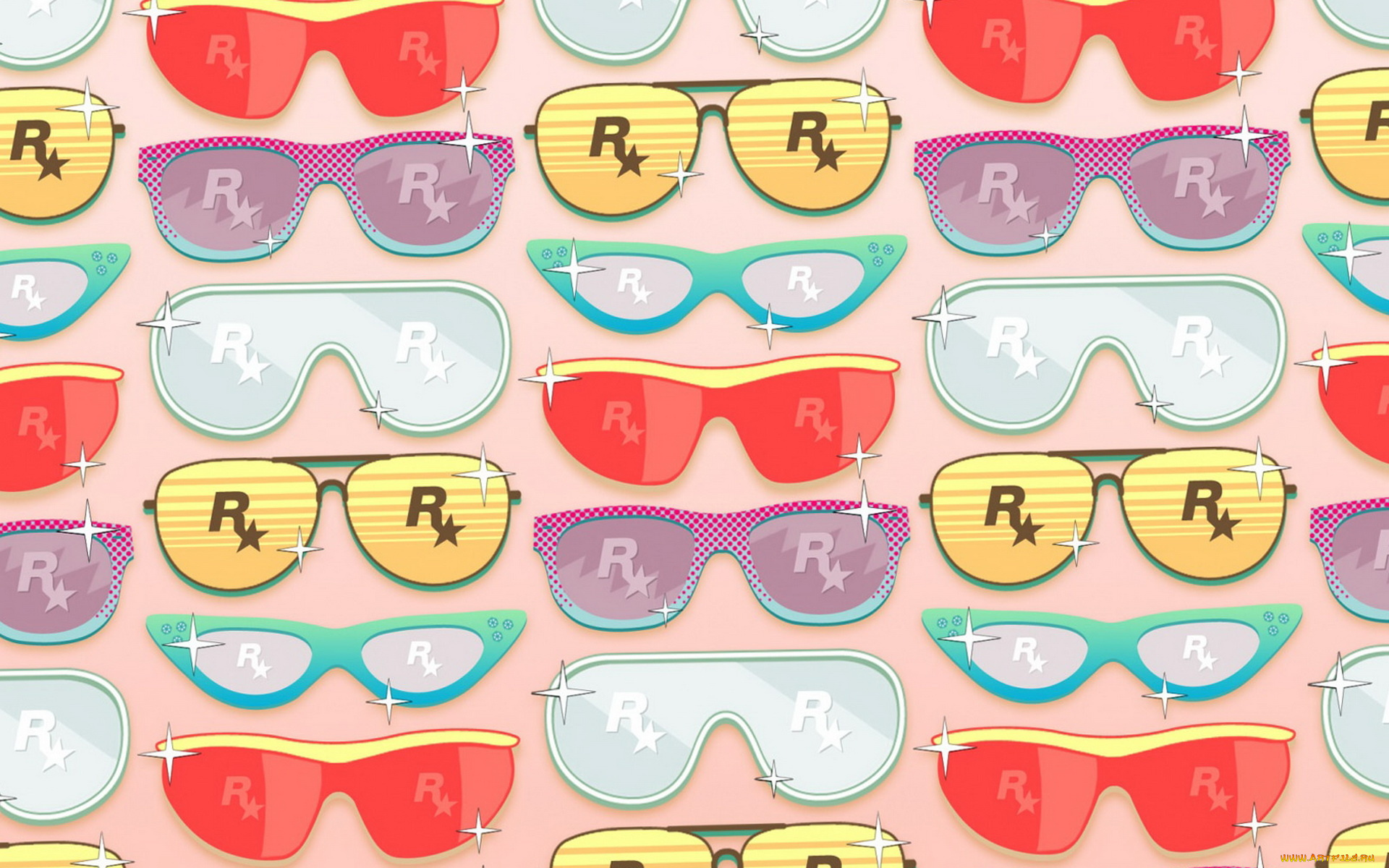 рисованное, -, другое, очки