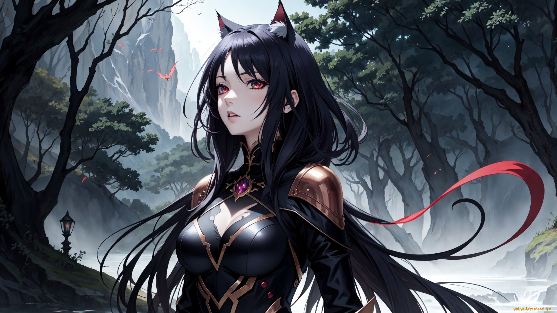 аниме, пейзажи, , природа, нейросети, графика, нейроарт, ai, art, нейронные, сети, рисунки, нейро, искусство