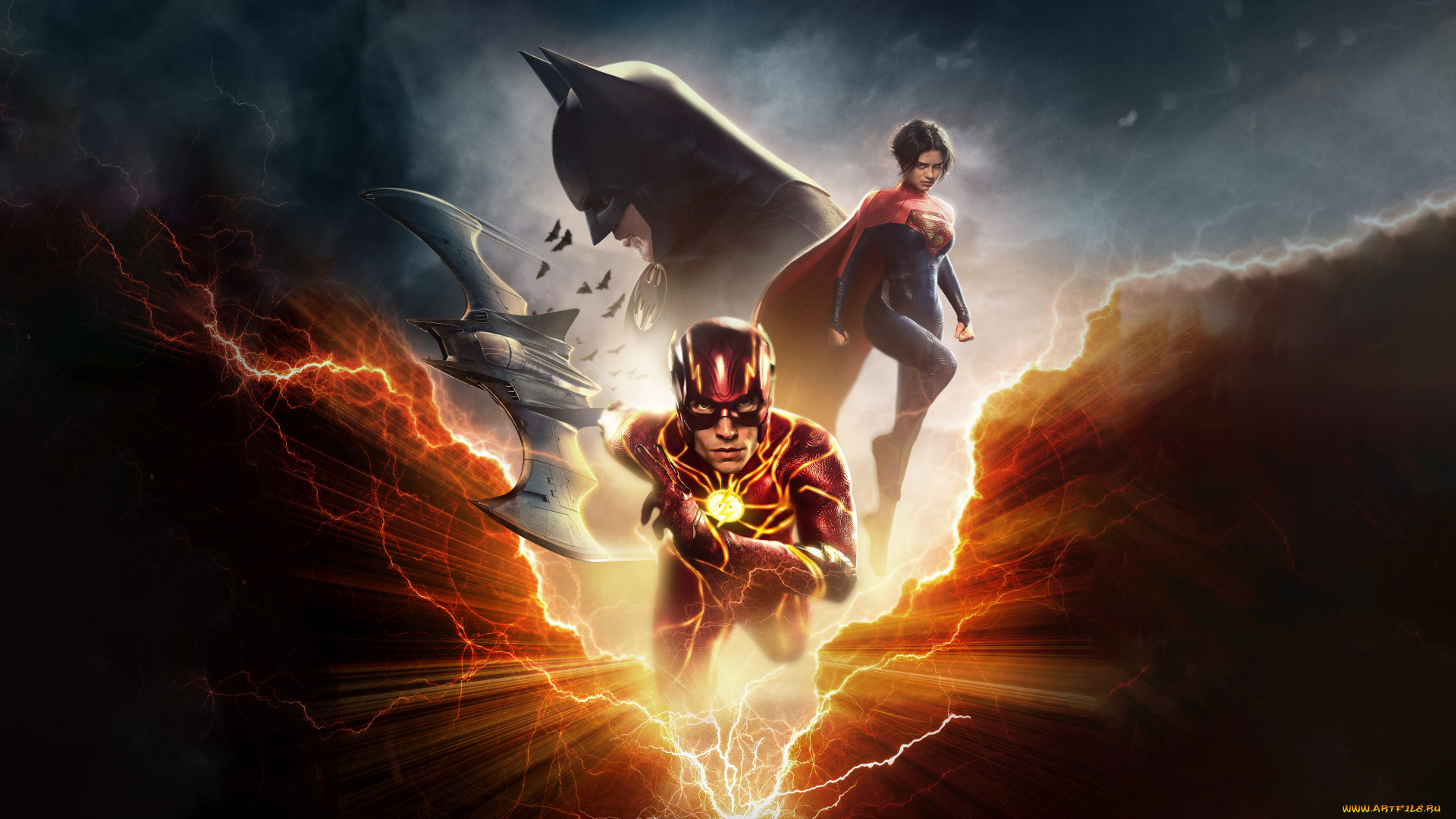 кино, фильмы, the, flash, the, flash, movie, poster, кино, постер, флеш, бетмен, супер, герои, 2023