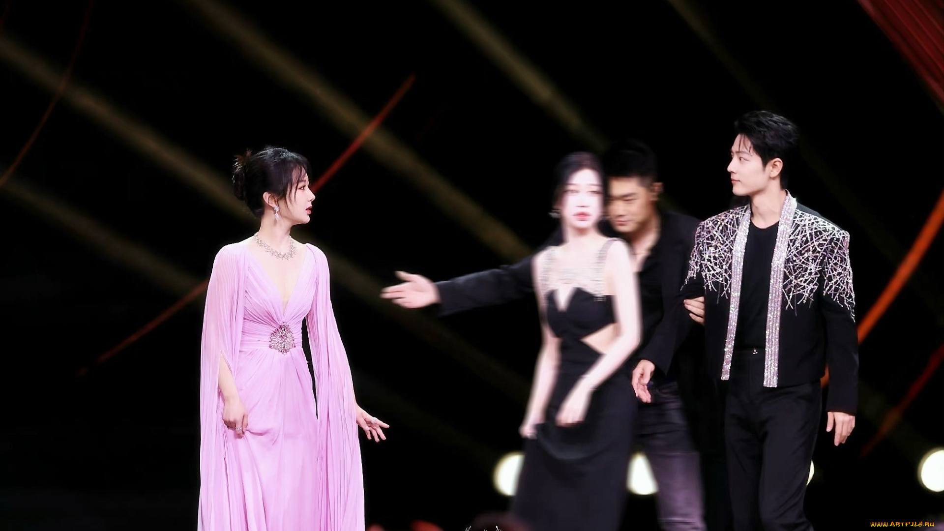 разное, знаменитости, сяо, чжань, актеры, сцена