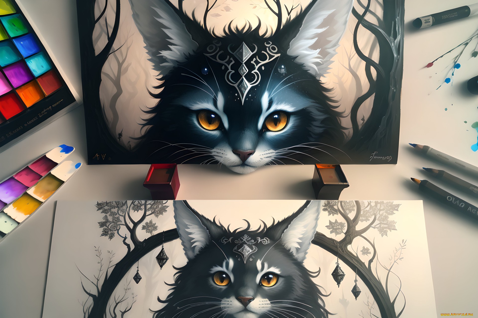 фэнтези, существа, нейросети, графика, нейроарт, ai, art, нейронные, сети, рисунки, нейро, искусство