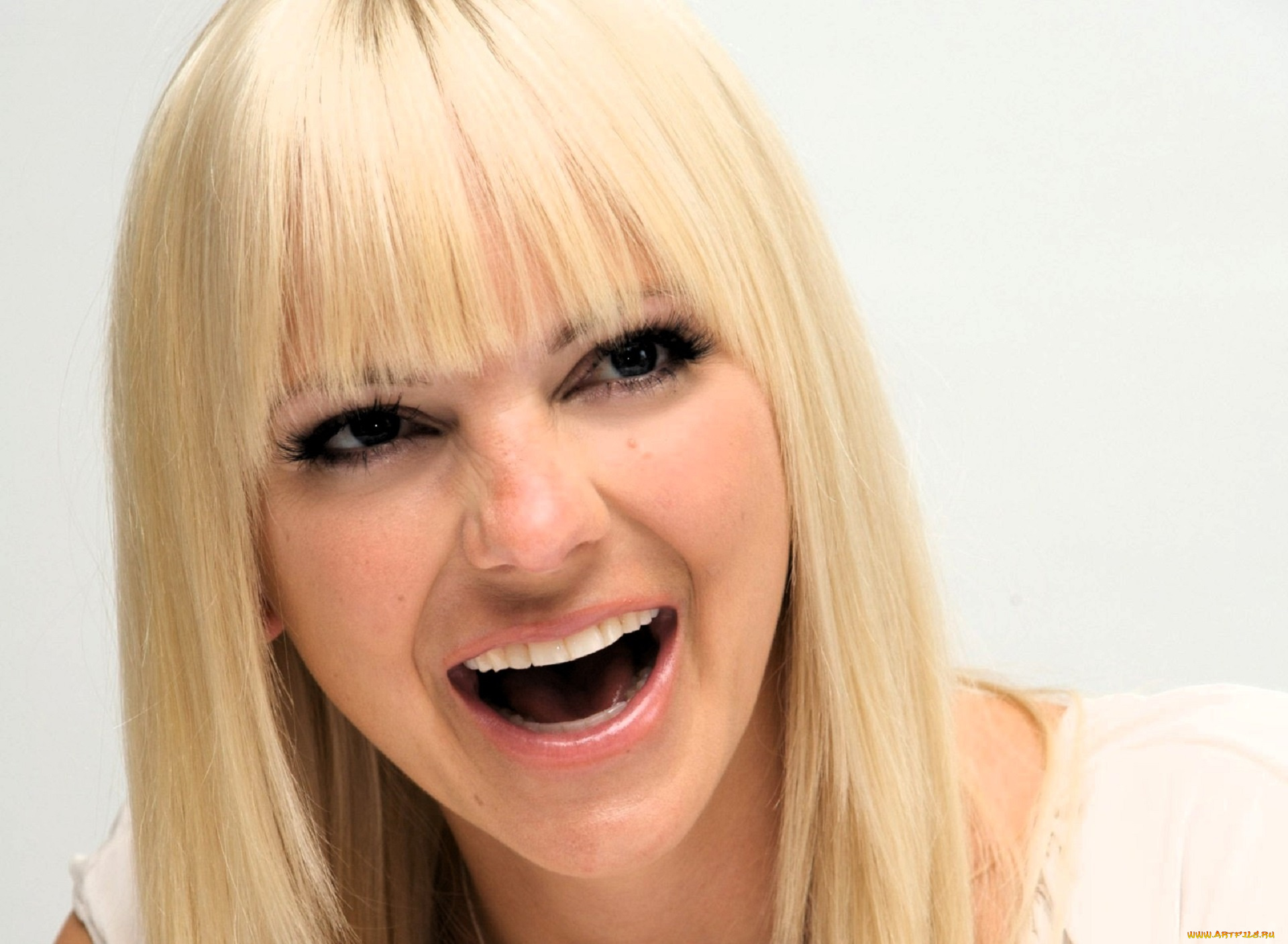 девушки, anna, faris, блондинка, лицо