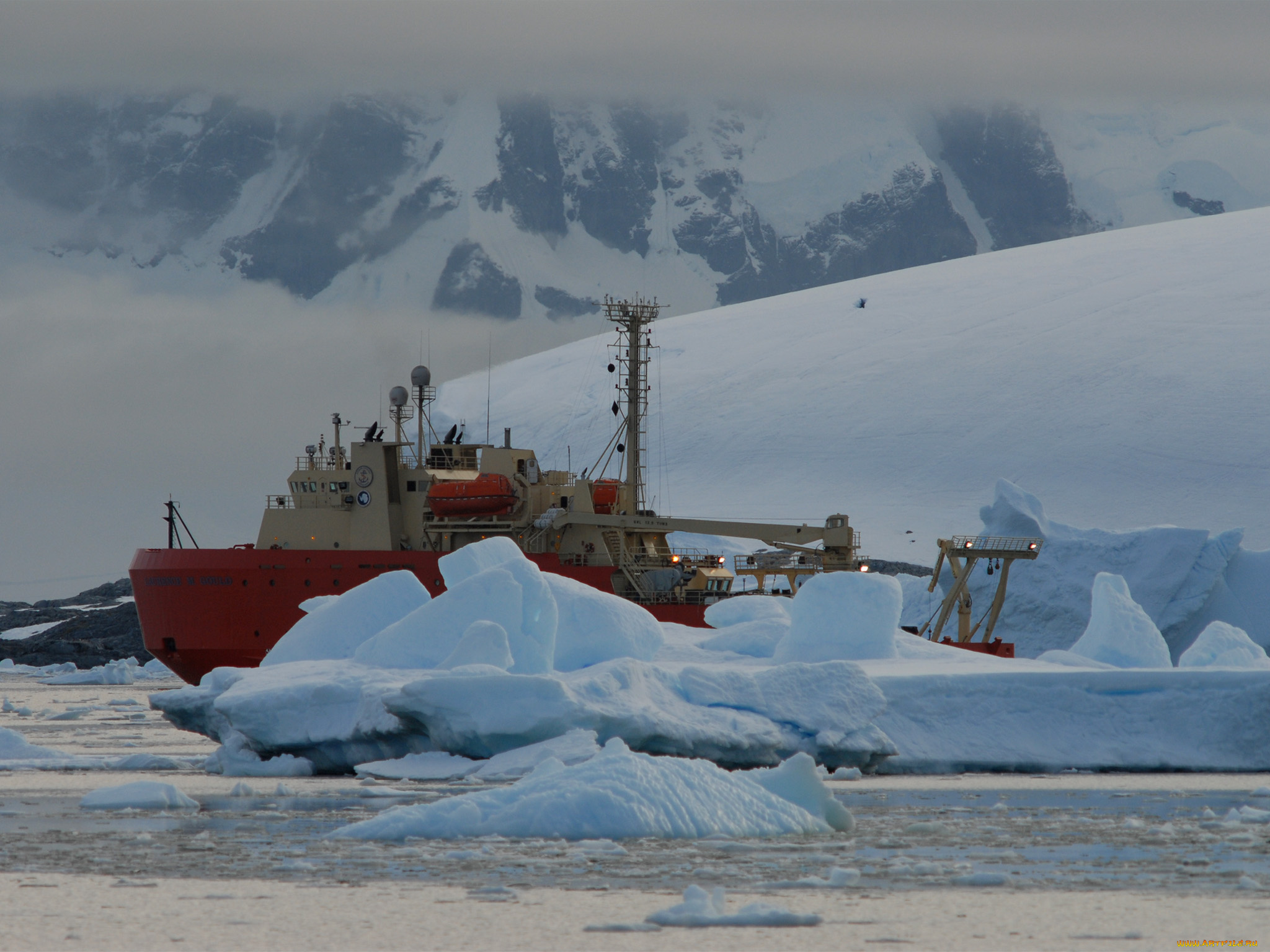 laurence, gould, корабли, ледоколы