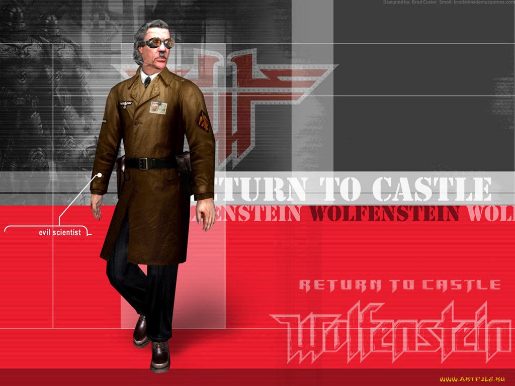 видео, игры, return, to, castle, wolfenstein