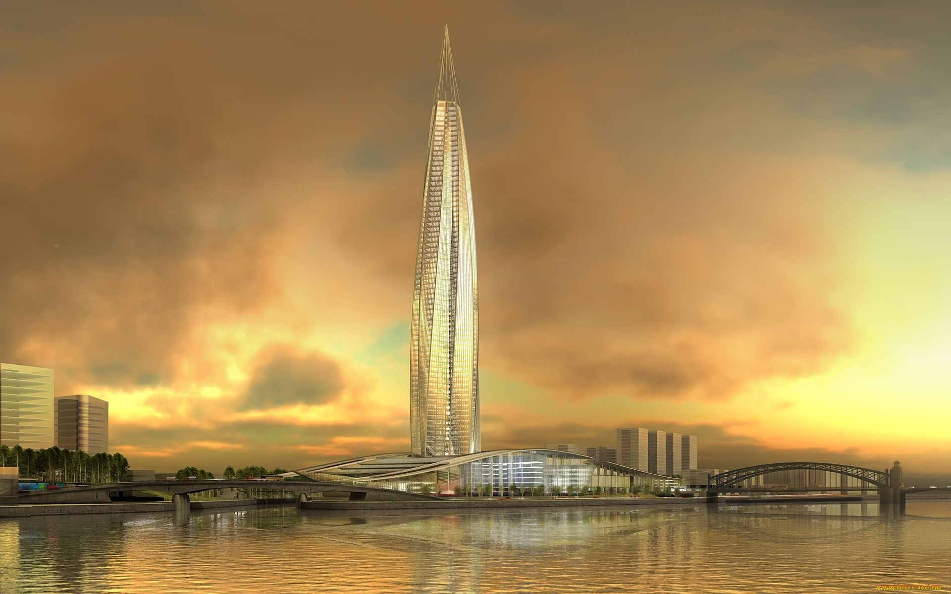 3д, графика, architecture, архитектура