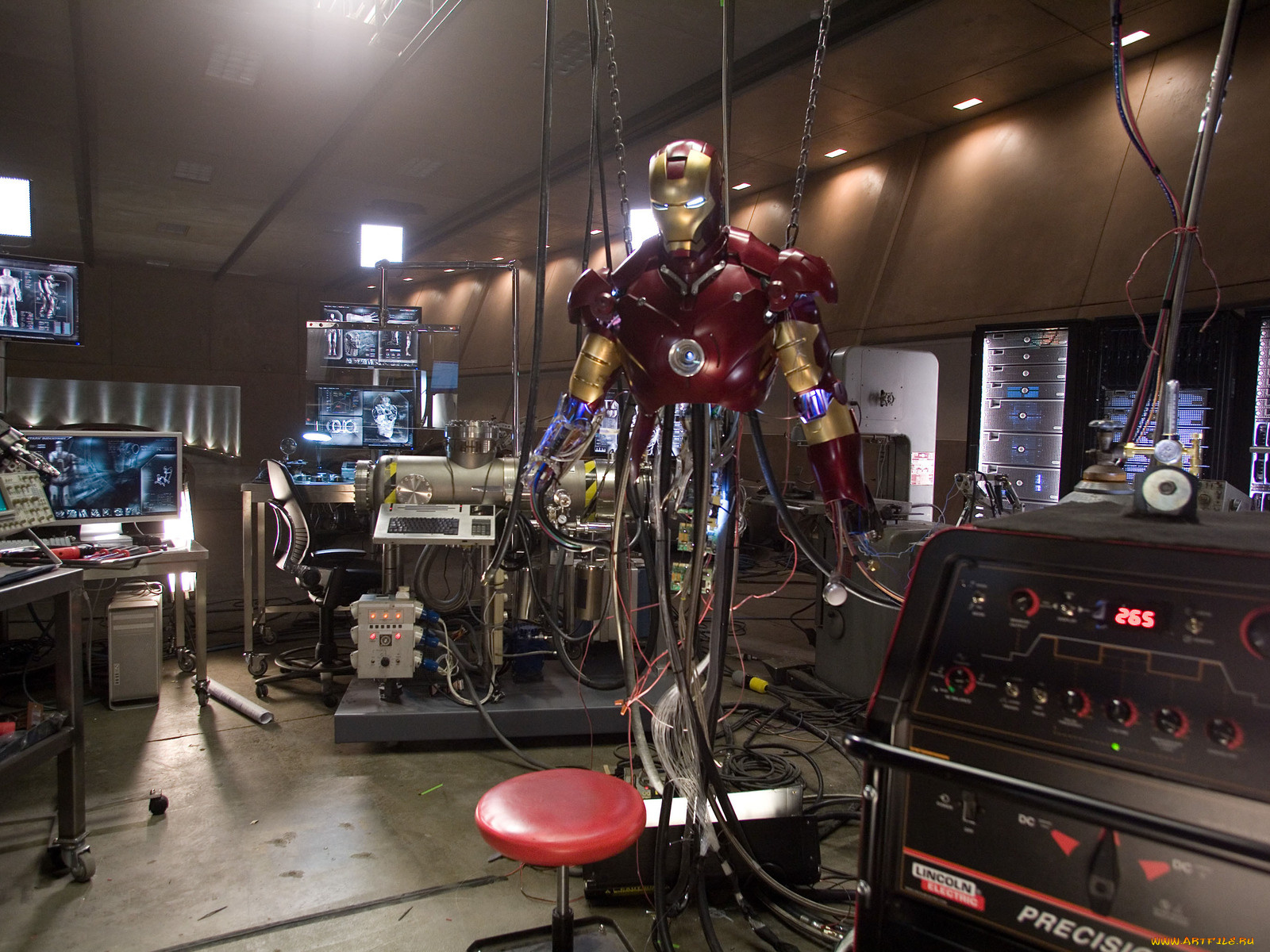 3д, графика, fantasy, фантазия, железный, человек