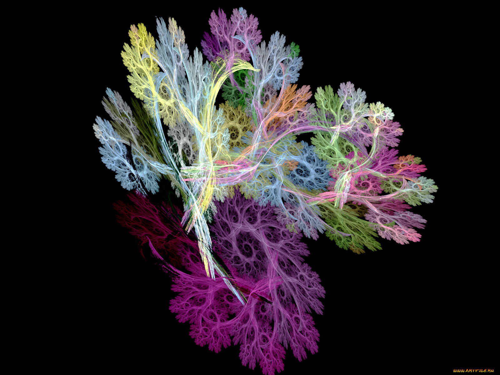 3д, графика, fractal, фракталы, абстркция