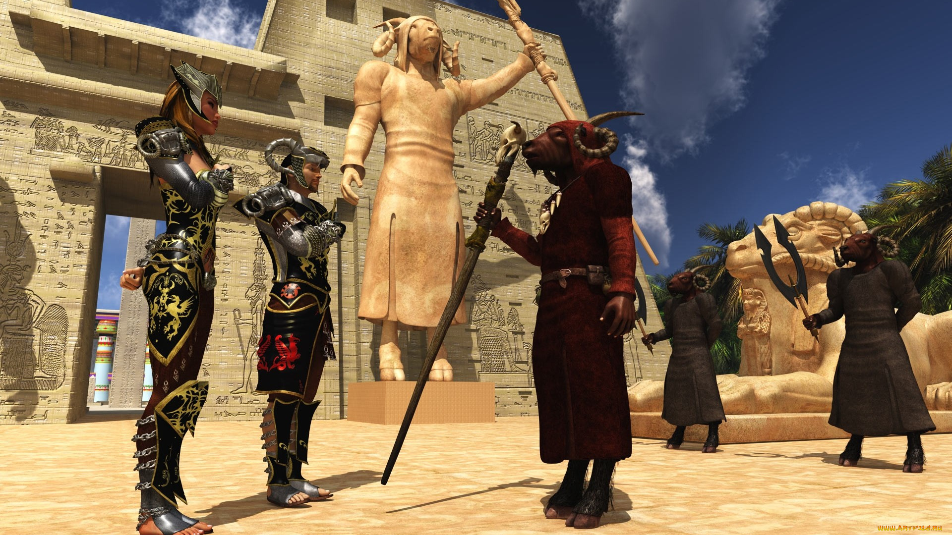 3д, графика, fantasy, фантазия, скульптура