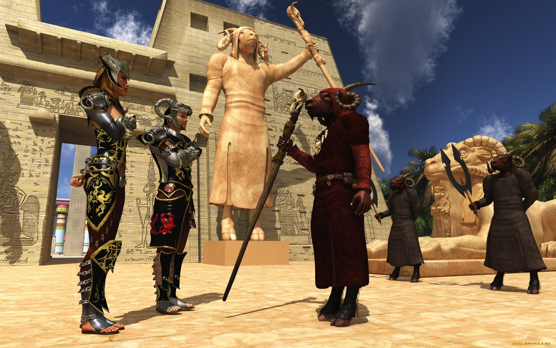 3д, графика, fantasy, фантазия, скульптура