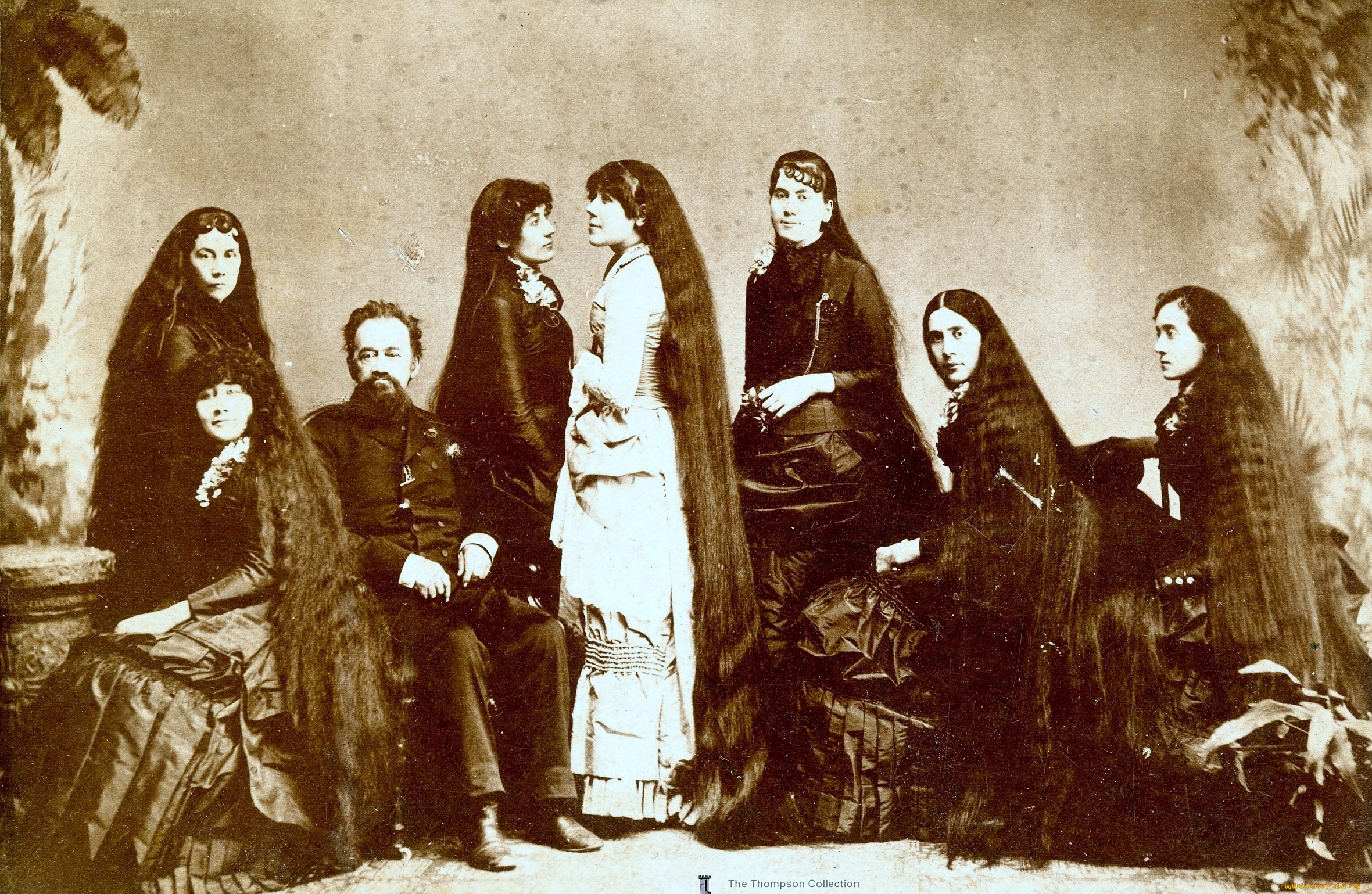 сестры, сазерленд, сша, разное, ретро, винтаж, девушки, длинные, волосы