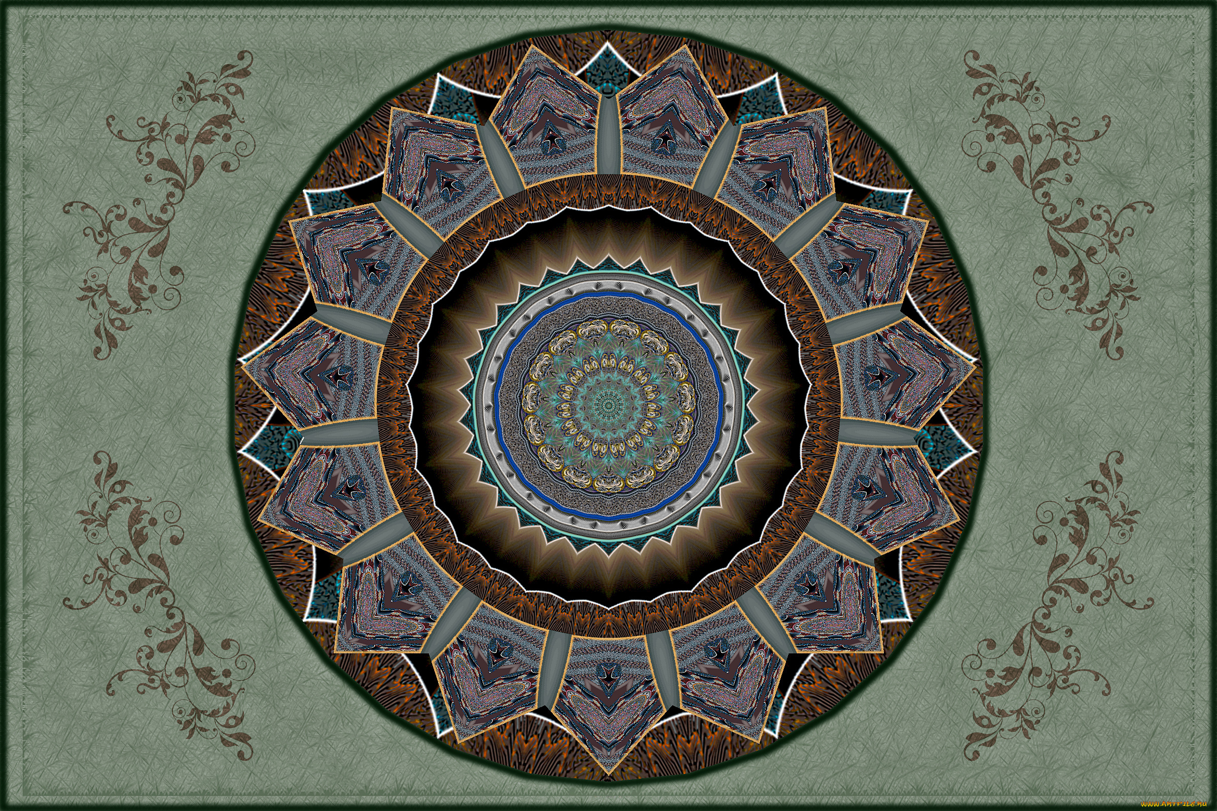 3д, графика, fractal, фракталы, фрактал