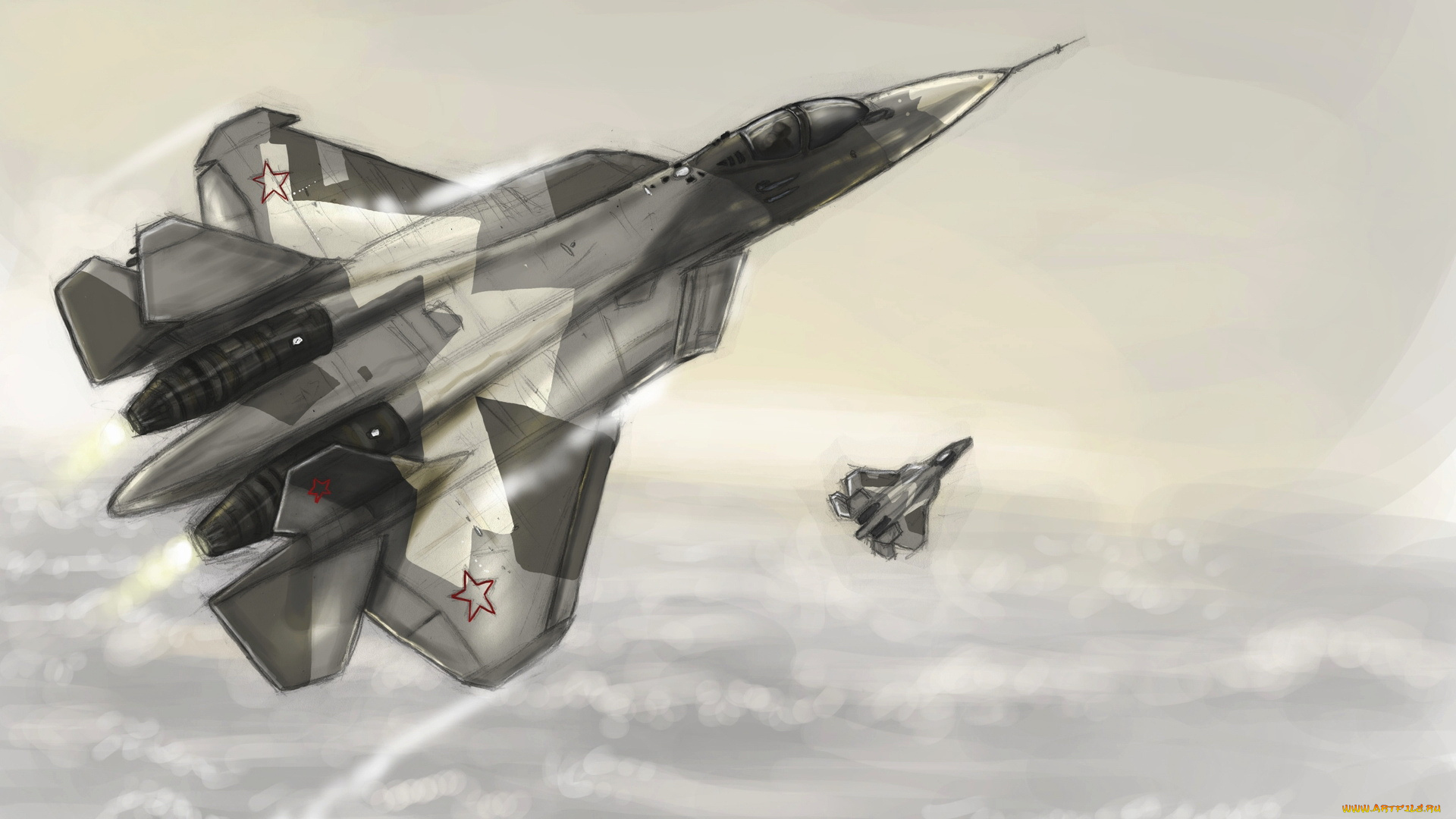 рисованные, авиация, истребитили