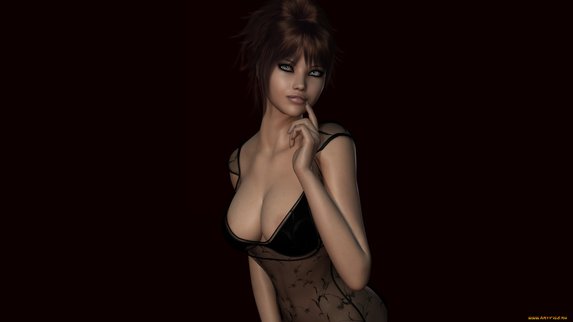 3д, графика, people, люди, взгляд